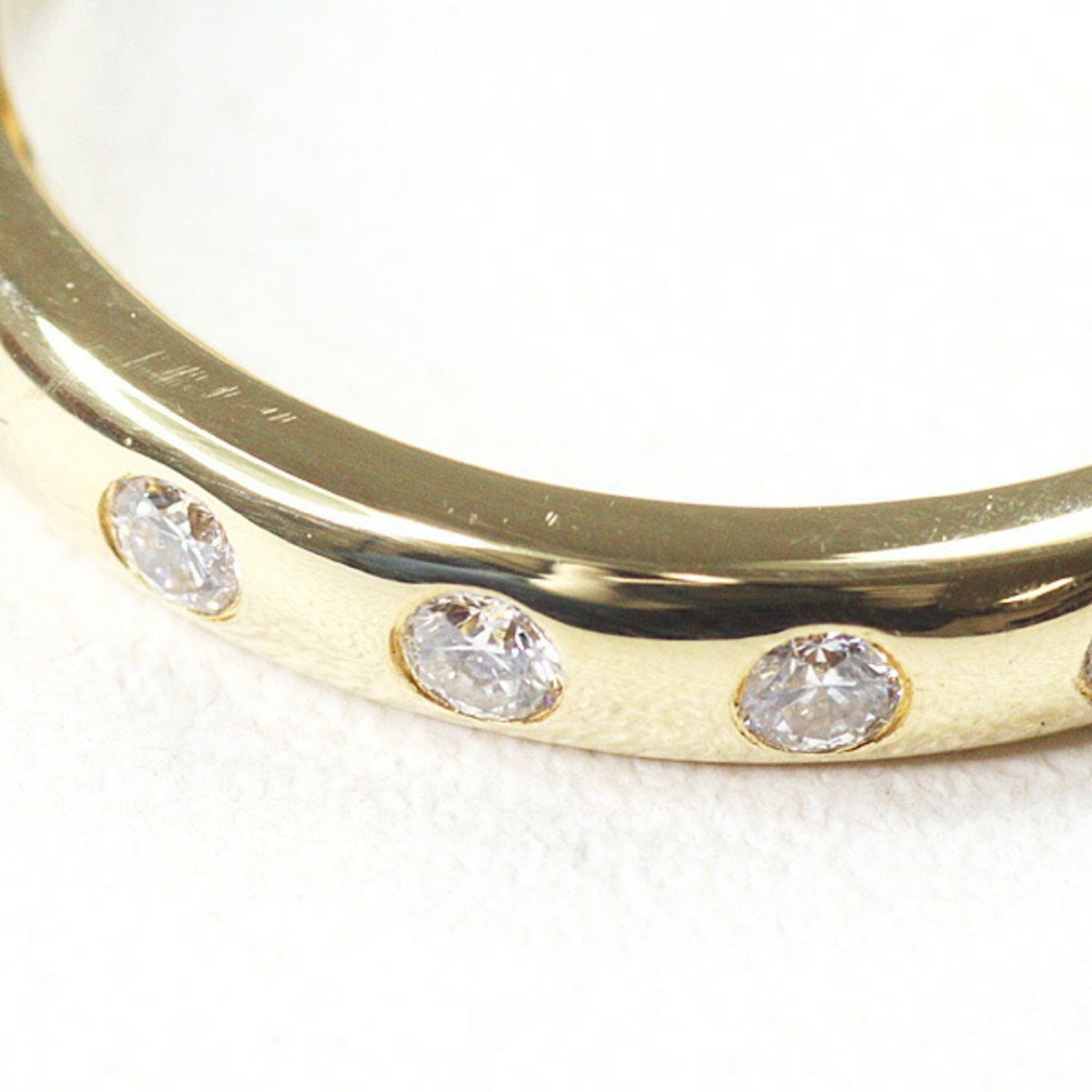 Tiffany & Co. Tiffany & Co. Elsa Peretti Stacking Band Ring, 18K Yellow Gold, 5 Diamonds, Size 8 (slightly smaller), Refinished. Size ONE SIZE - 3 Thumbnail