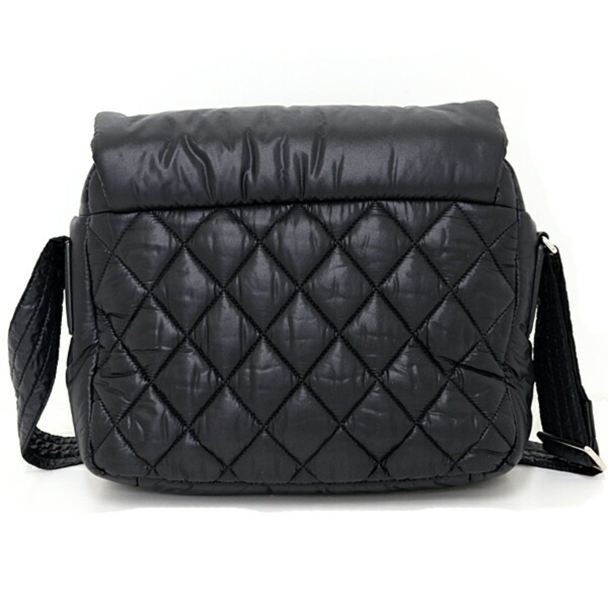 Chanel Chanel Coco Cocoon Shoulder Bag, Nylon and Leather, A48616, Black Size ONE SIZE - 2 Thumbnail