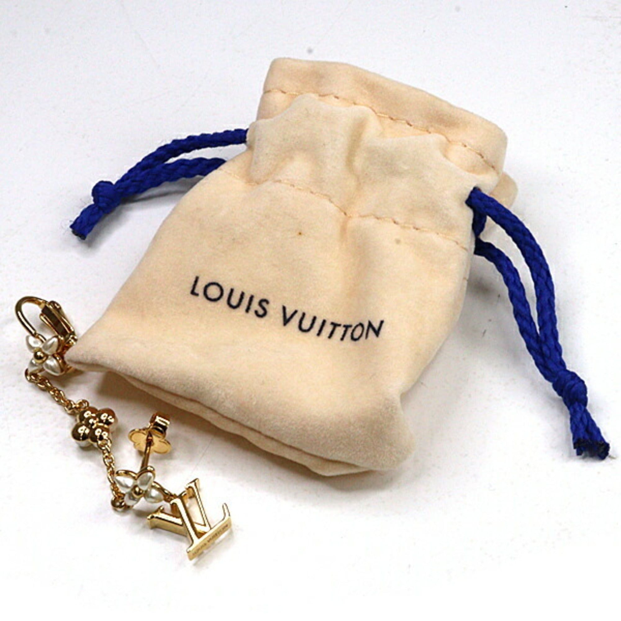 Louis Vuitton Louis Vuitton LV Floragram Ear Cuff, Single Earring, Faux Pearl, M01026 Size ONE SIZE - 2 Thumbnail