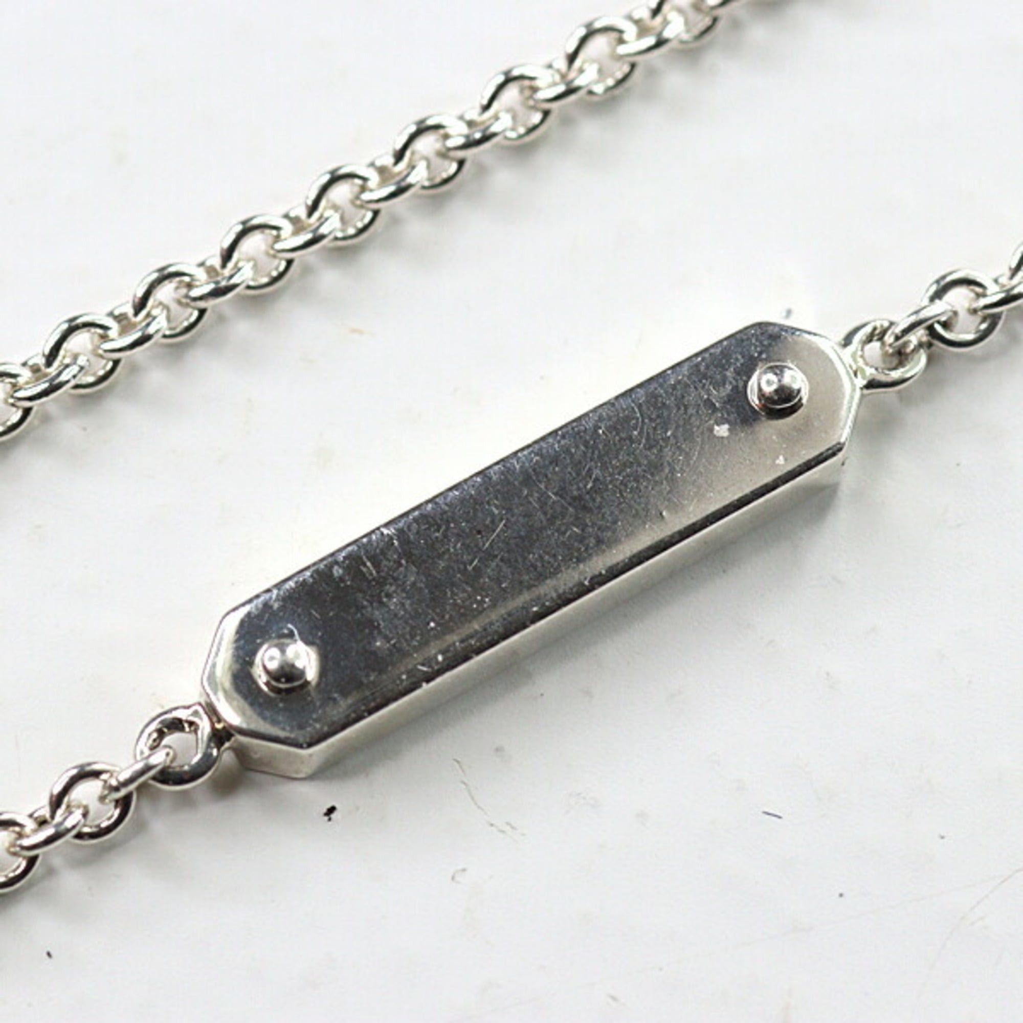 Tiffany & Co. Tiffany & Co. Mini Tag Chain Necklace, Ag925 Sterling Silver, 46cm Size ONE SIZE - 2 Thumbnail