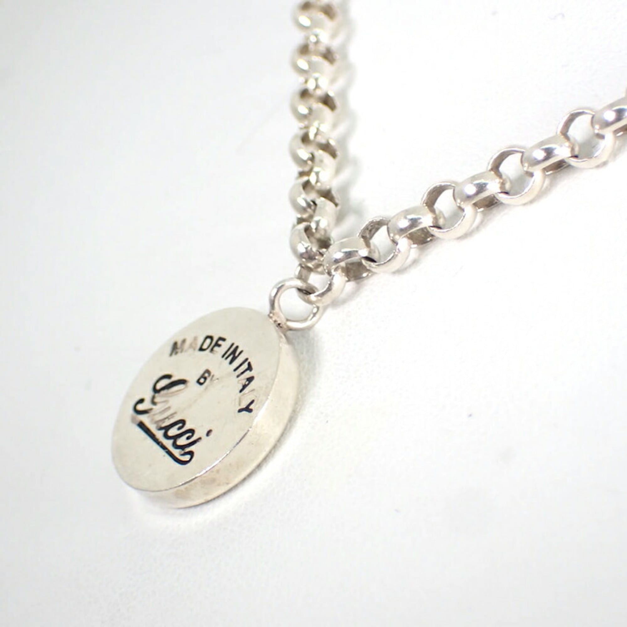Gucci GUCCI 925 Circle Pendant Necklace Size ONE SIZE - 4 Thumbnail