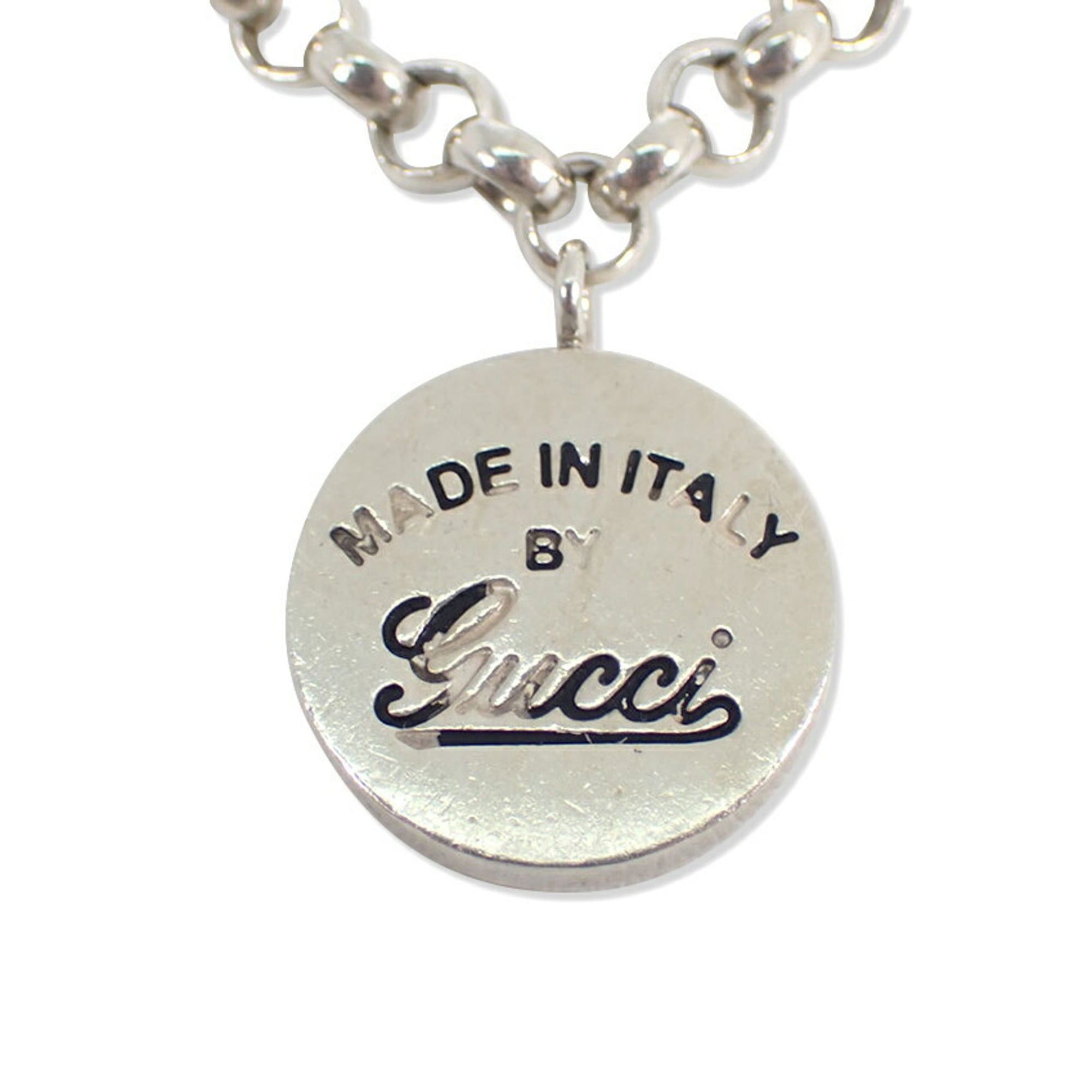 Gucci GUCCI 925 Circle Pendant Necklace Size ONE SIZE - 2 Thumbnail