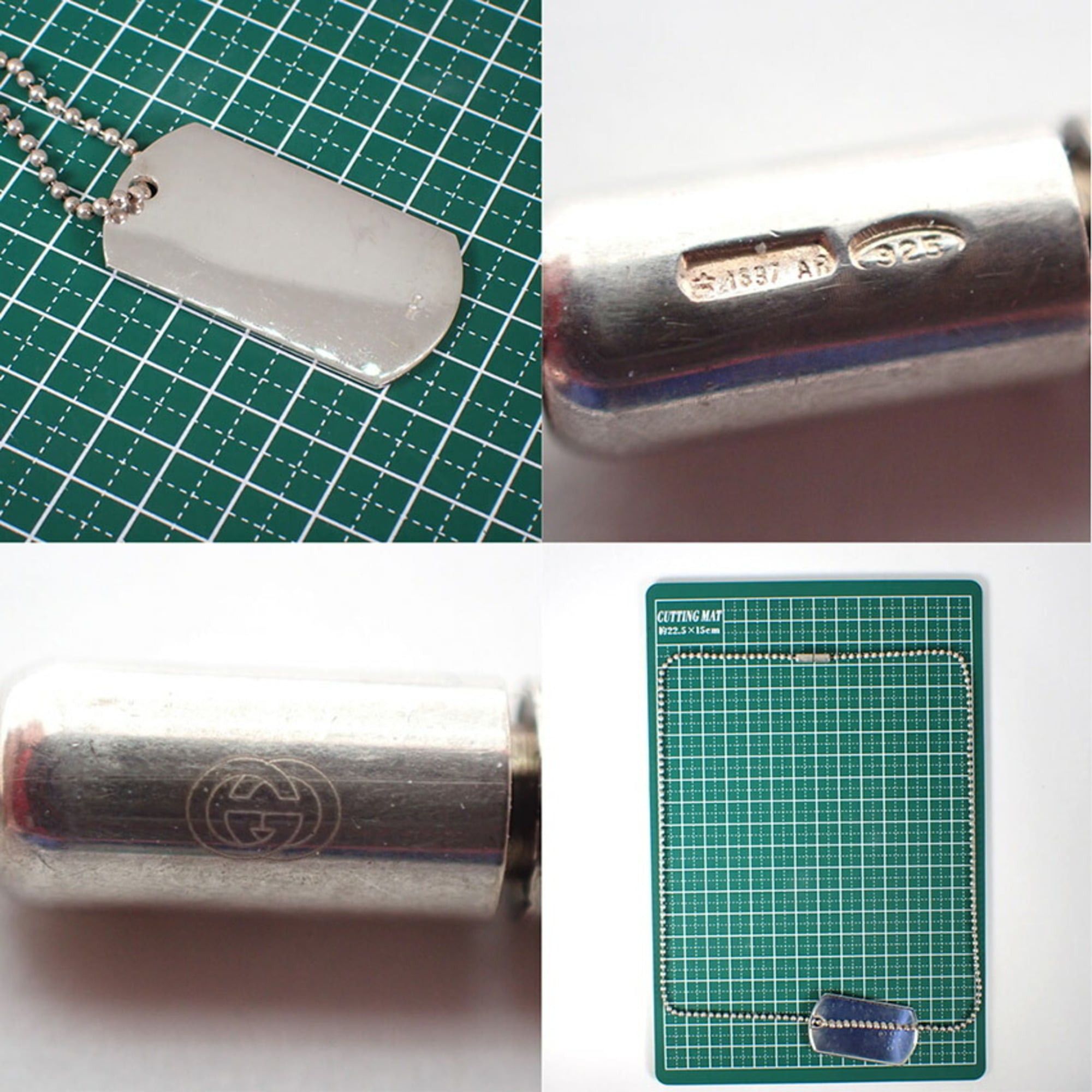 Gucci GUCCI 925 Dog Tag Necklace Size ONE SIZE - 11 Thumbnail