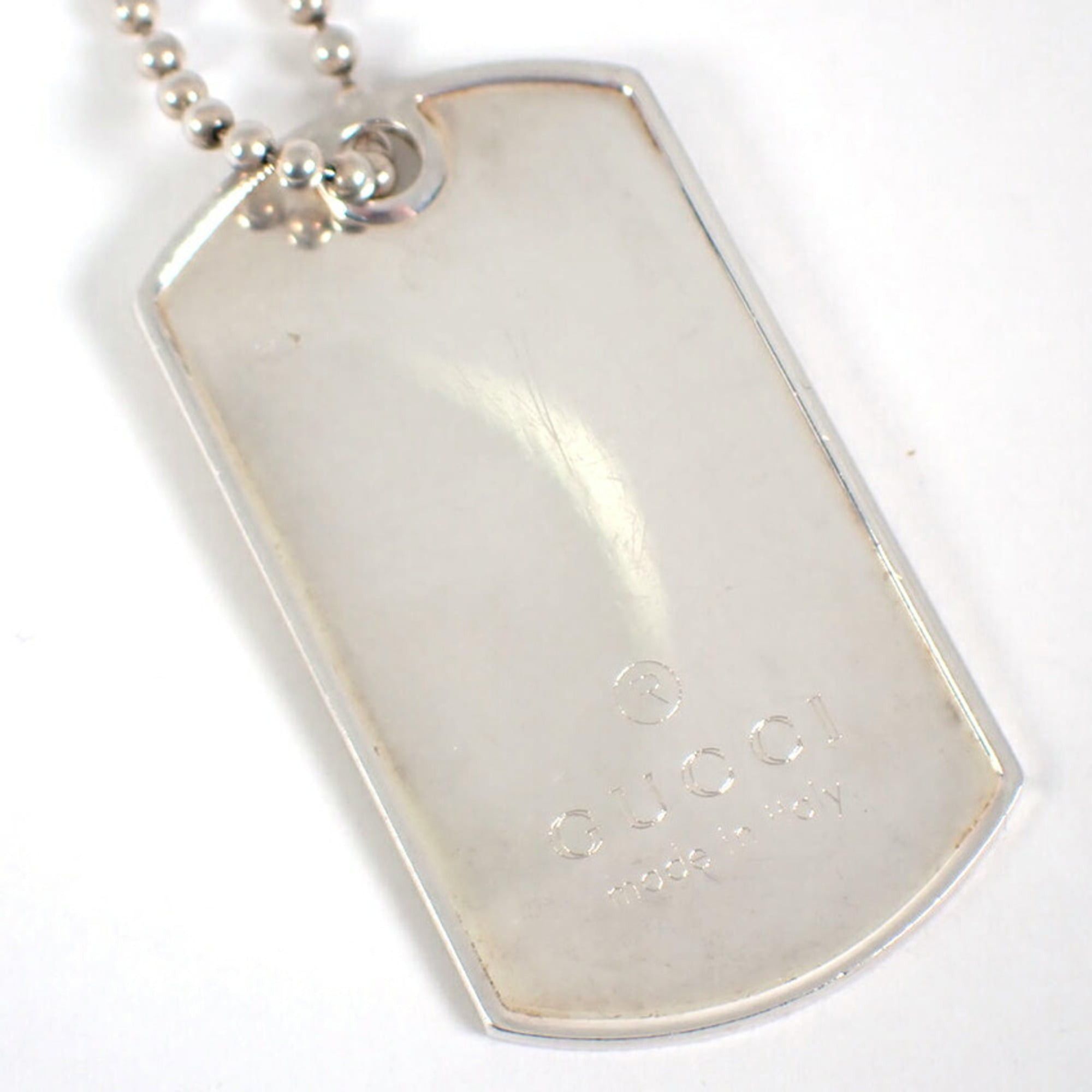 Gucci GUCCI 925 Dog Tag Necklace Size ONE SIZE - 5 Thumbnail