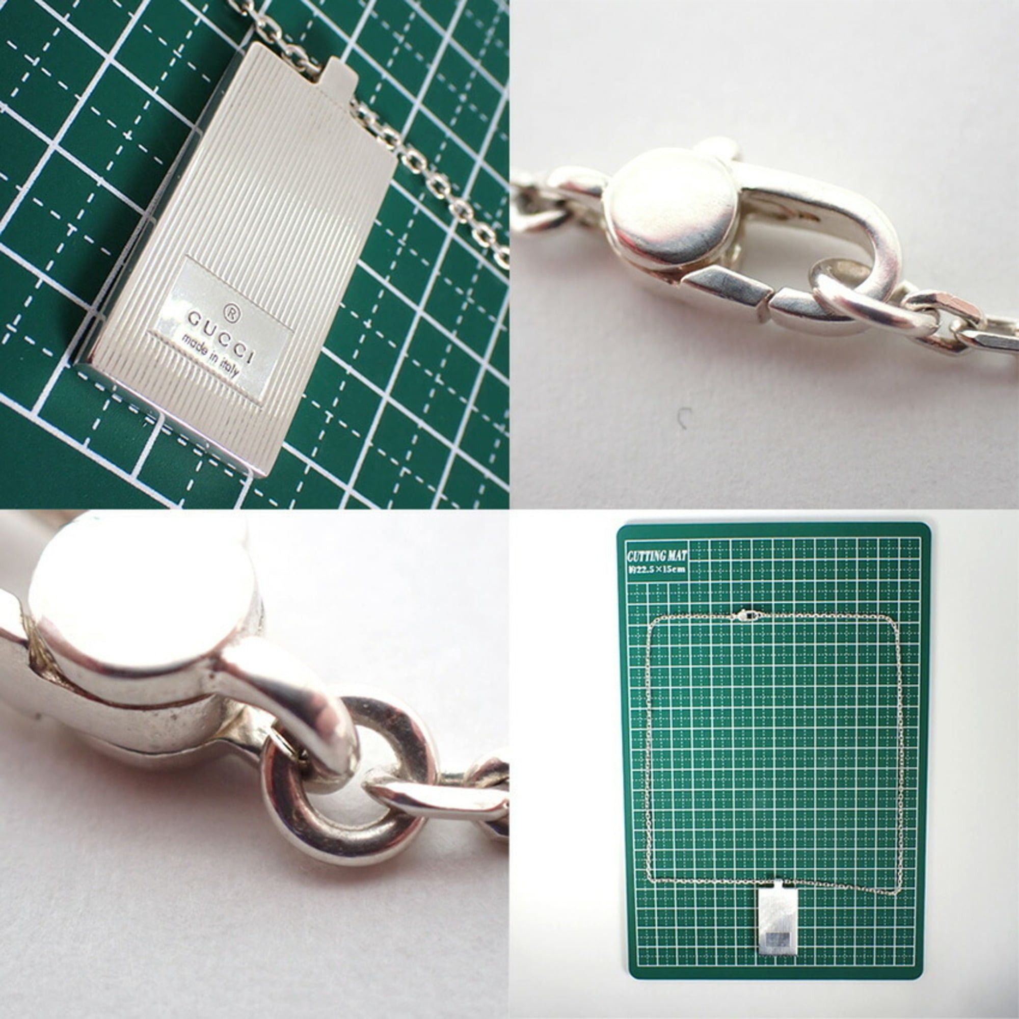 Gucci GUCCI 925 Plate Necklace Size ONE SIZE - 10 Thumbnail