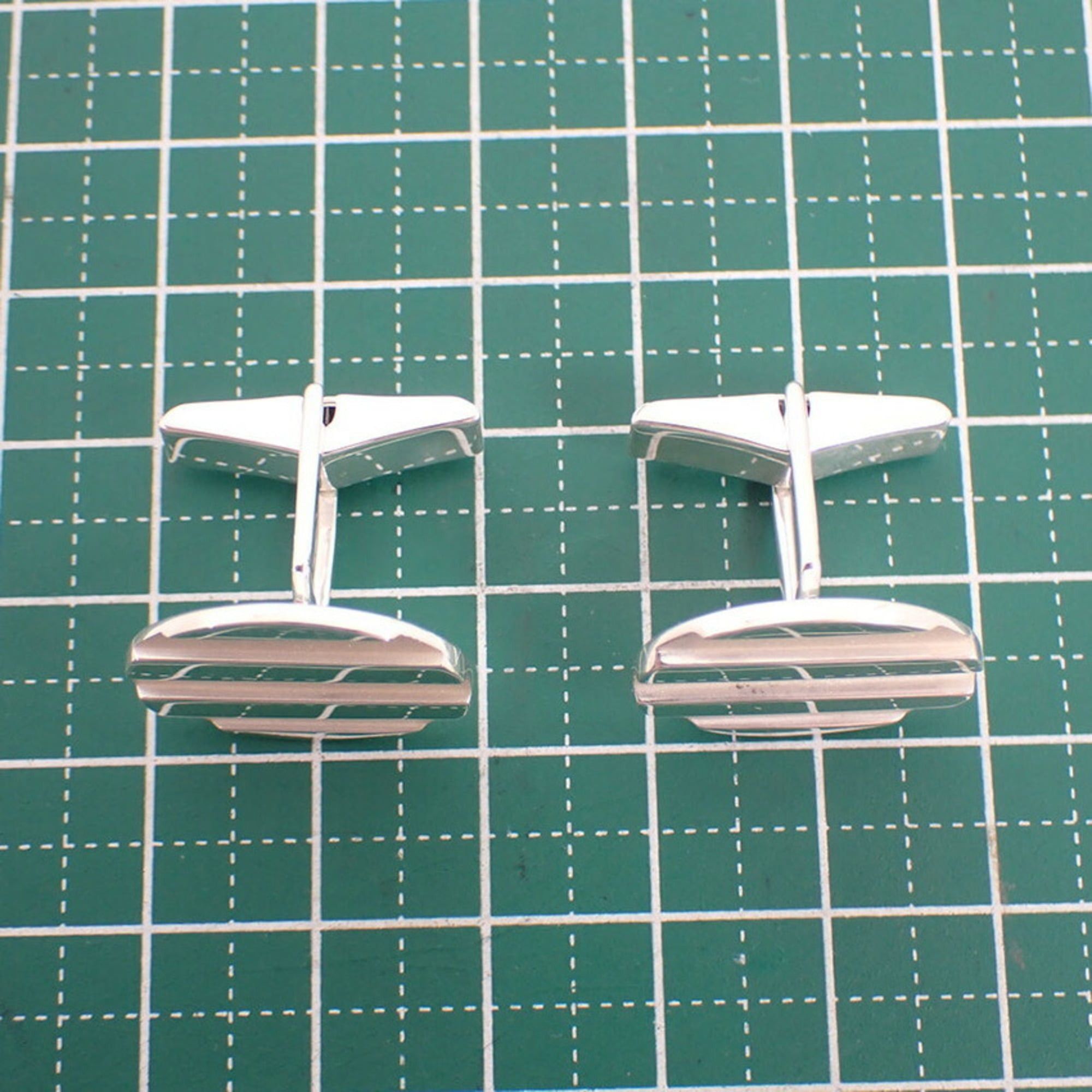 Tiffany & Co. TIFFANY & Co. 925 Double Line Cufflinks Size ONE SIZE - 10 Thumbnail