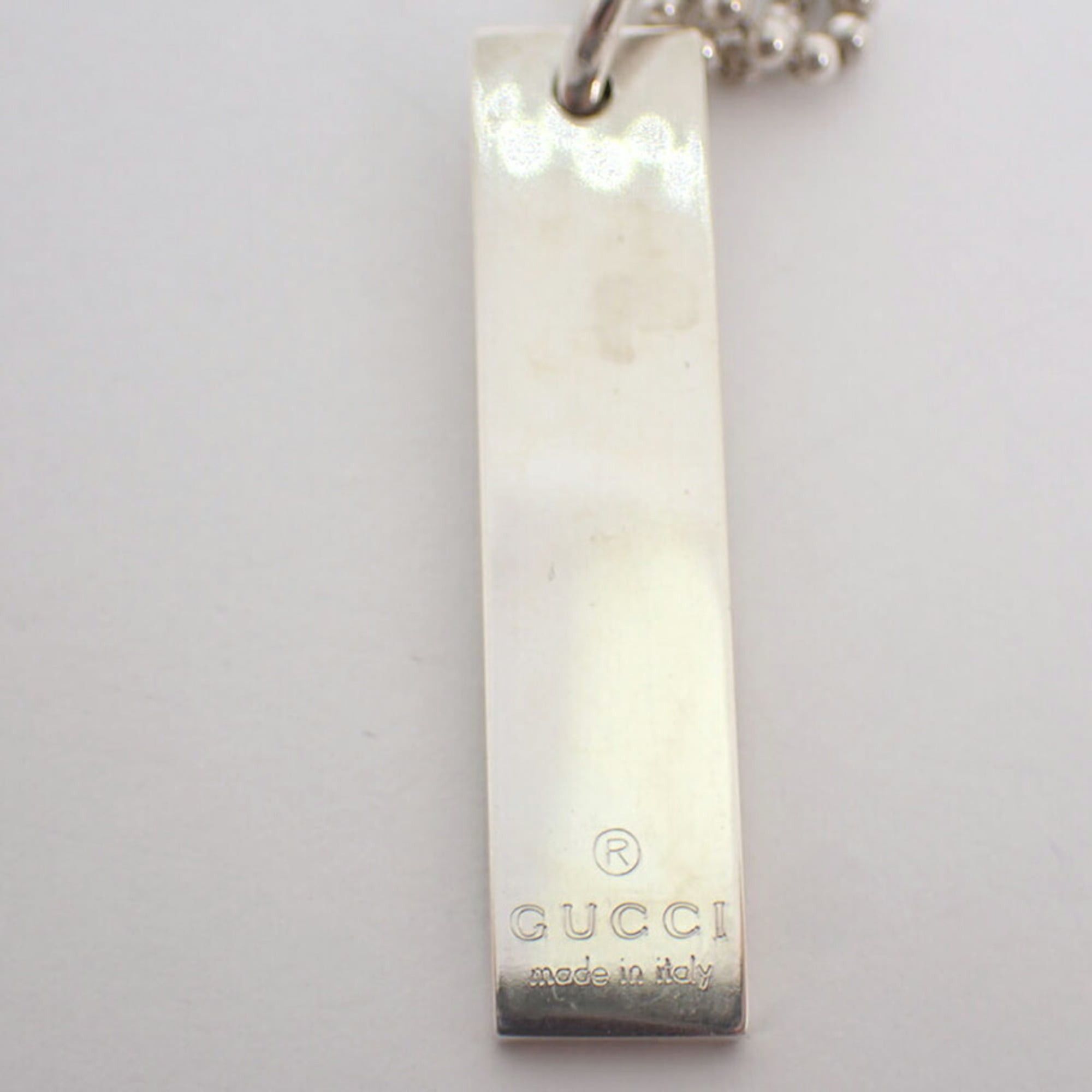 Gucci GUCCI 925 Double Ball Chain Pendant Necklace Size ONE SIZE - 3 Thumbnail