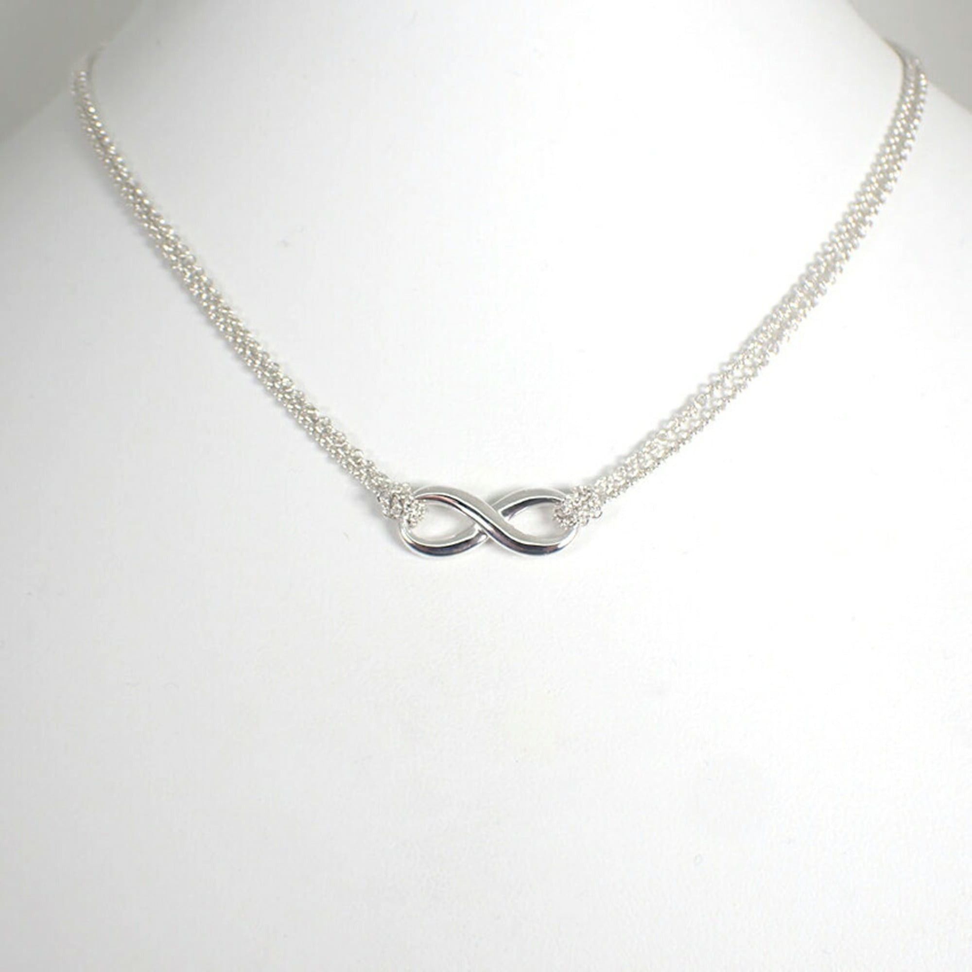 Tiffany & Co. TIFFANY & Co. 925 Infinity Pendant Necklace Size ONE SIZE - 3 Thumbnail