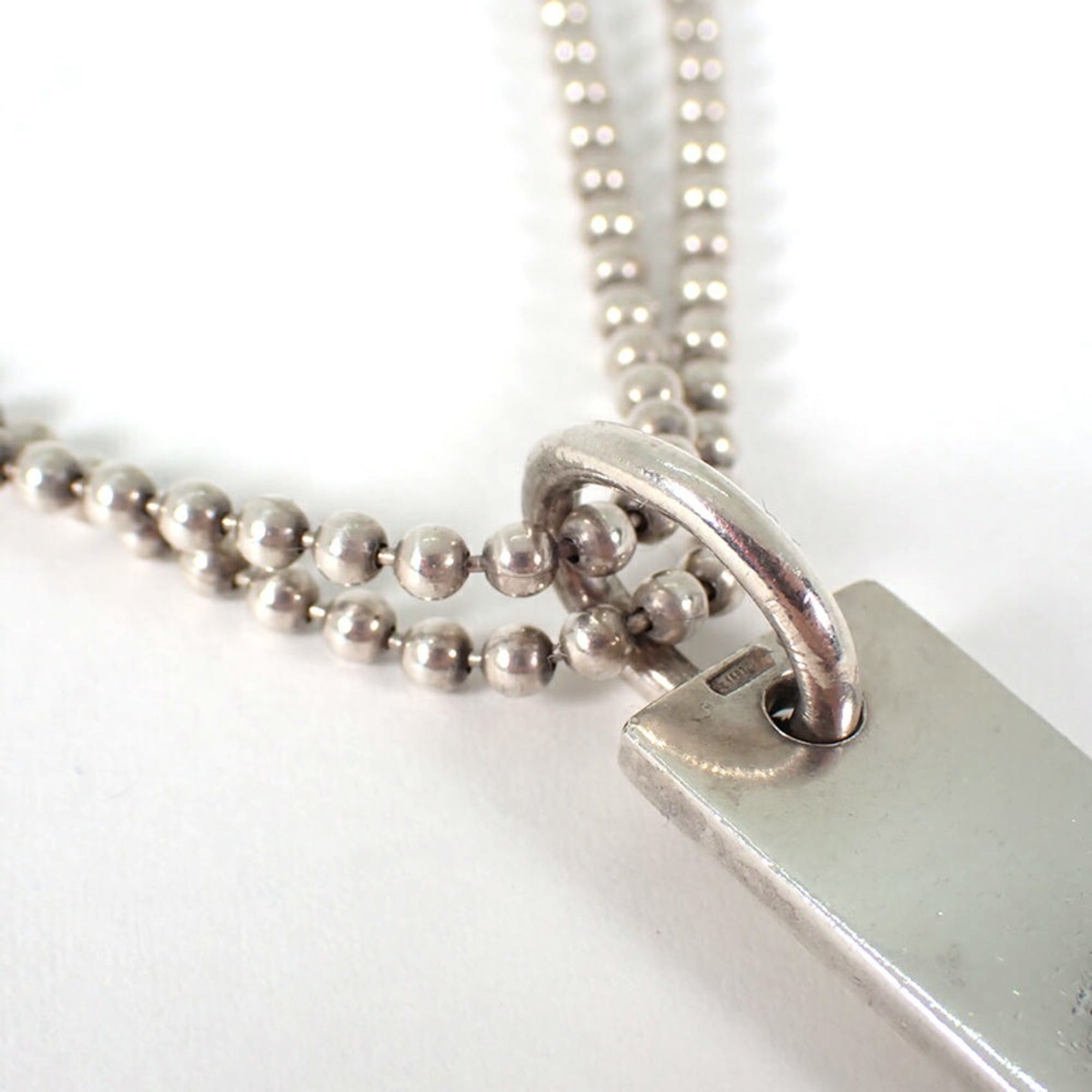 Gucci GUCCI 925 Double Ball Chain Pendant Necklace Size ONE SIZE - 5 Thumbnail