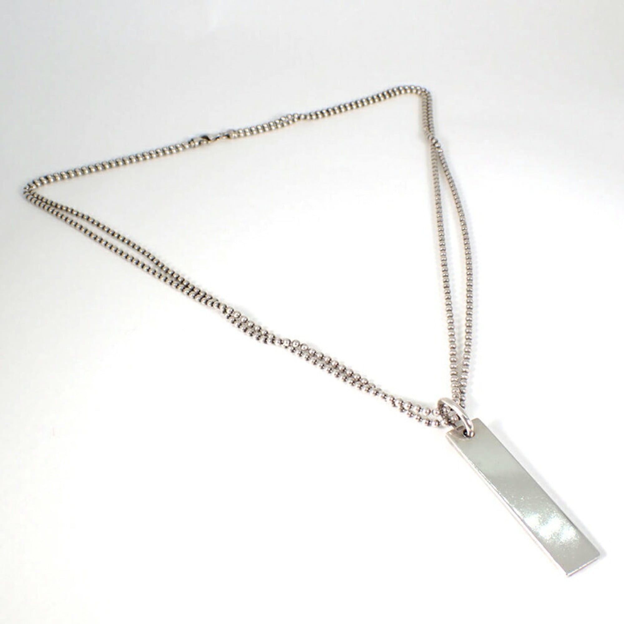 Gucci GUCCI 925 Double Ball Chain Pendant Necklace Size ONE SIZE - 4 Thumbnail