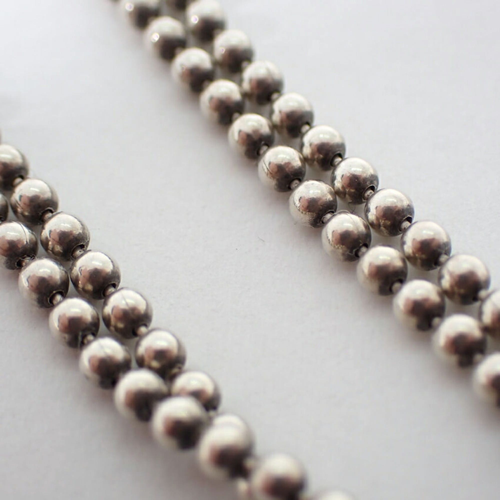Gucci GUCCI 925 Double Ball Chain Pendant Necklace Size ONE SIZE - 7 Thumbnail