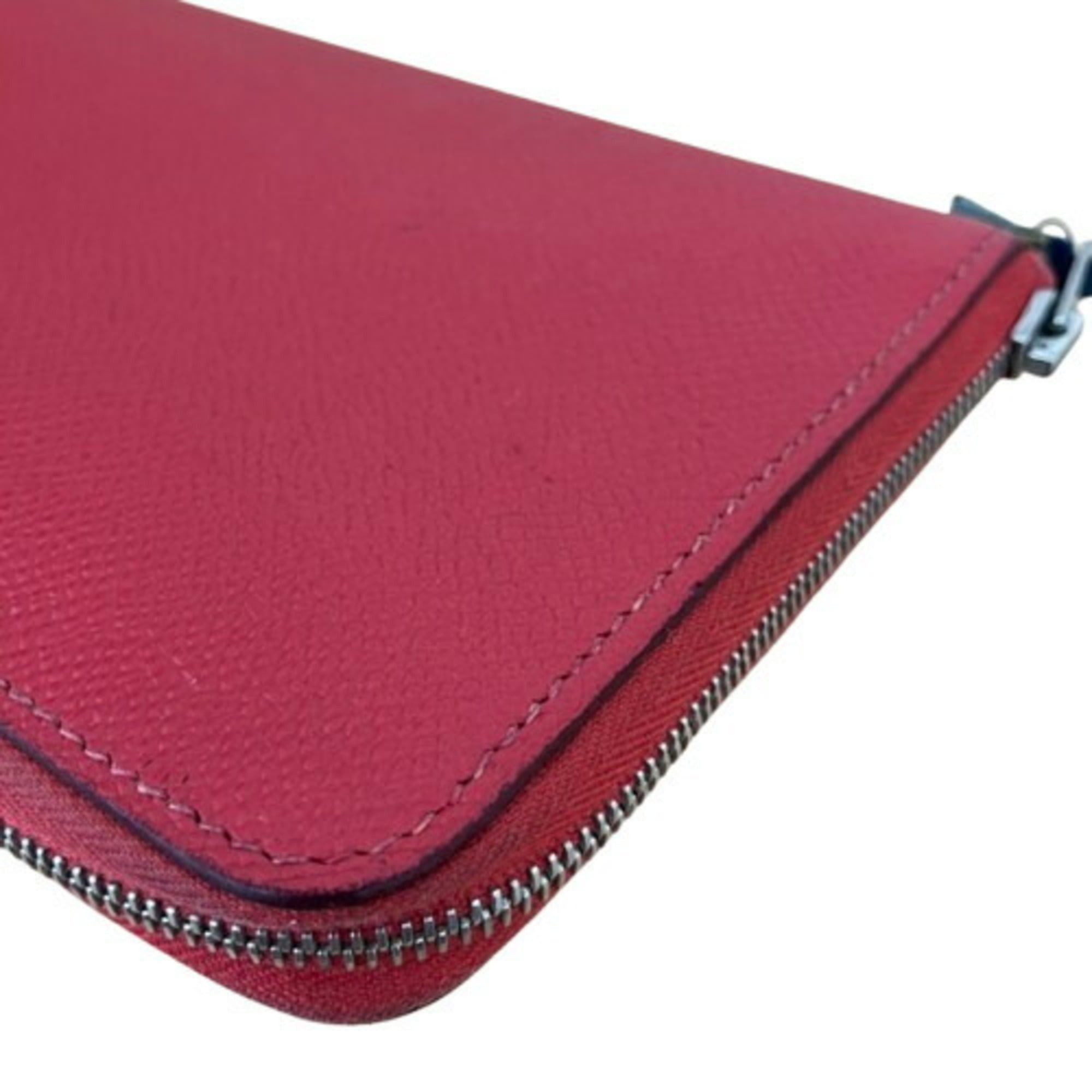 Hermes Hermes Azap Silk In Red Long Wallet Size ONE SIZE - 4 Thumbnail