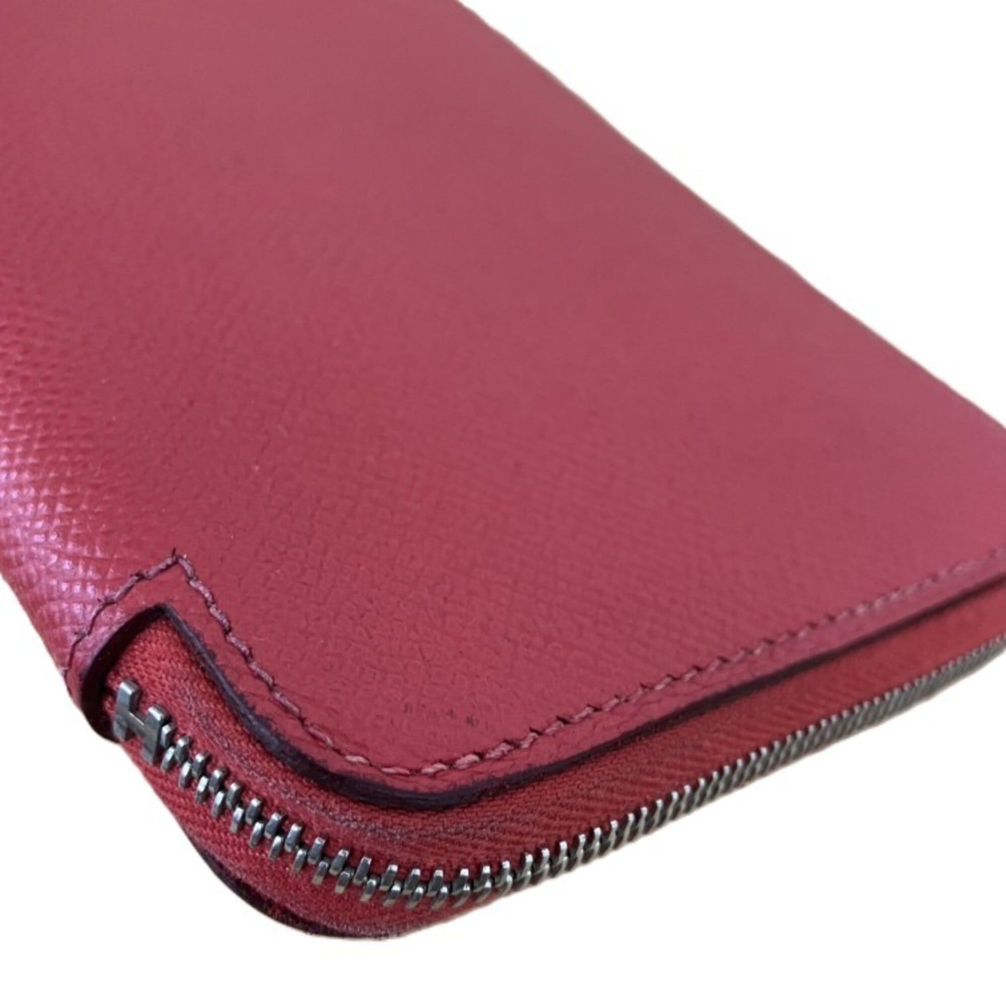 Hermes Hermes Azap Silk In Red Long Wallet Size ONE SIZE - 6 Thumbnail