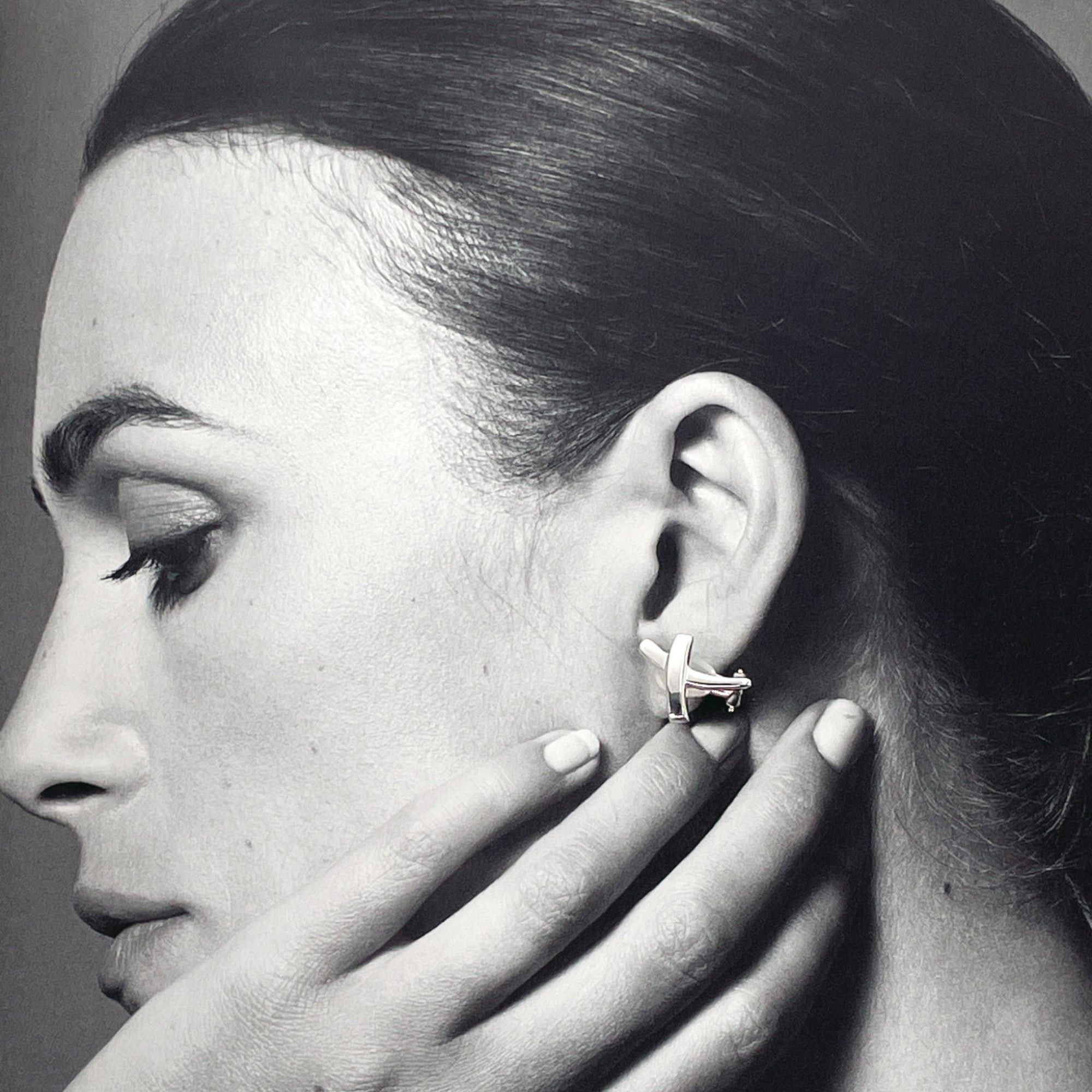Tiffany & Co. TIFFANY&Co. Tiffany Graffiti X Kiss Paloma Picasso Earrings, Sterling Silver 925, Silver, Women's Size ONE SIZE - 6 Thumbnail