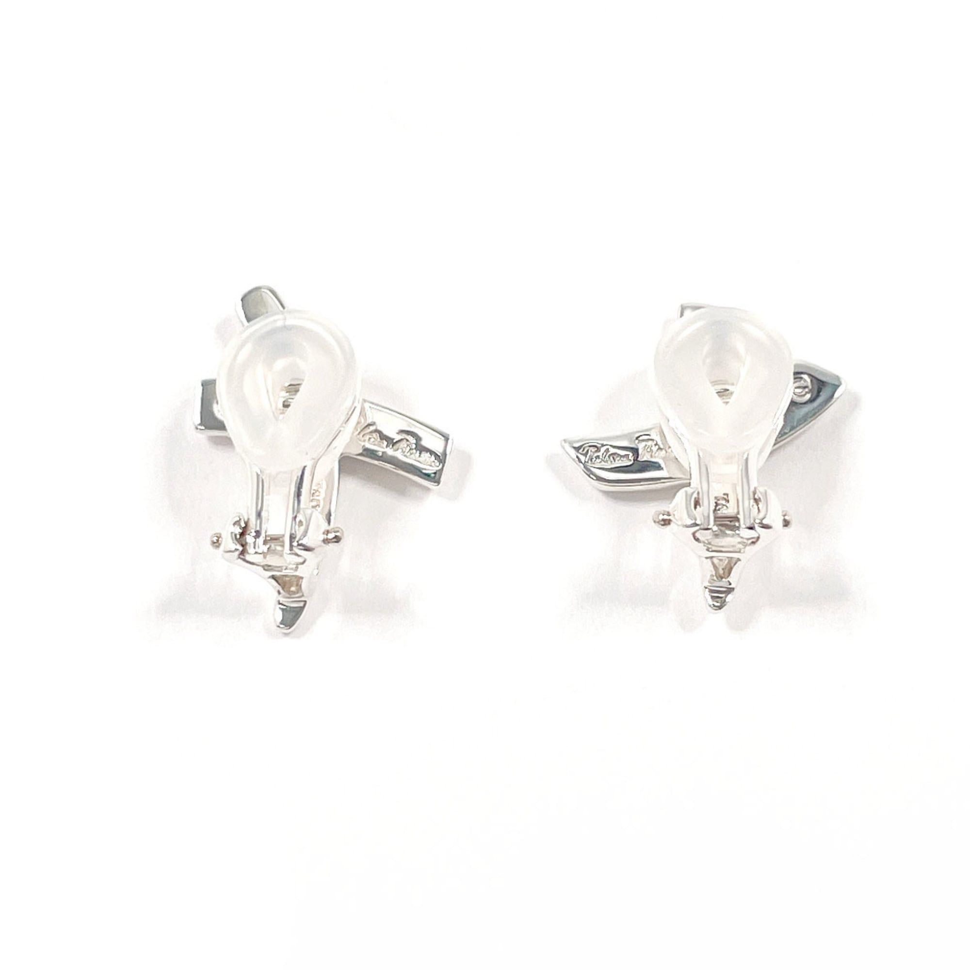 Tiffany & Co. TIFFANY&Co. Tiffany Graffiti X Kiss Paloma Picasso Earrings, Sterling Silver 925, Silver, Women's Size ONE SIZE - 2 Thumbnail