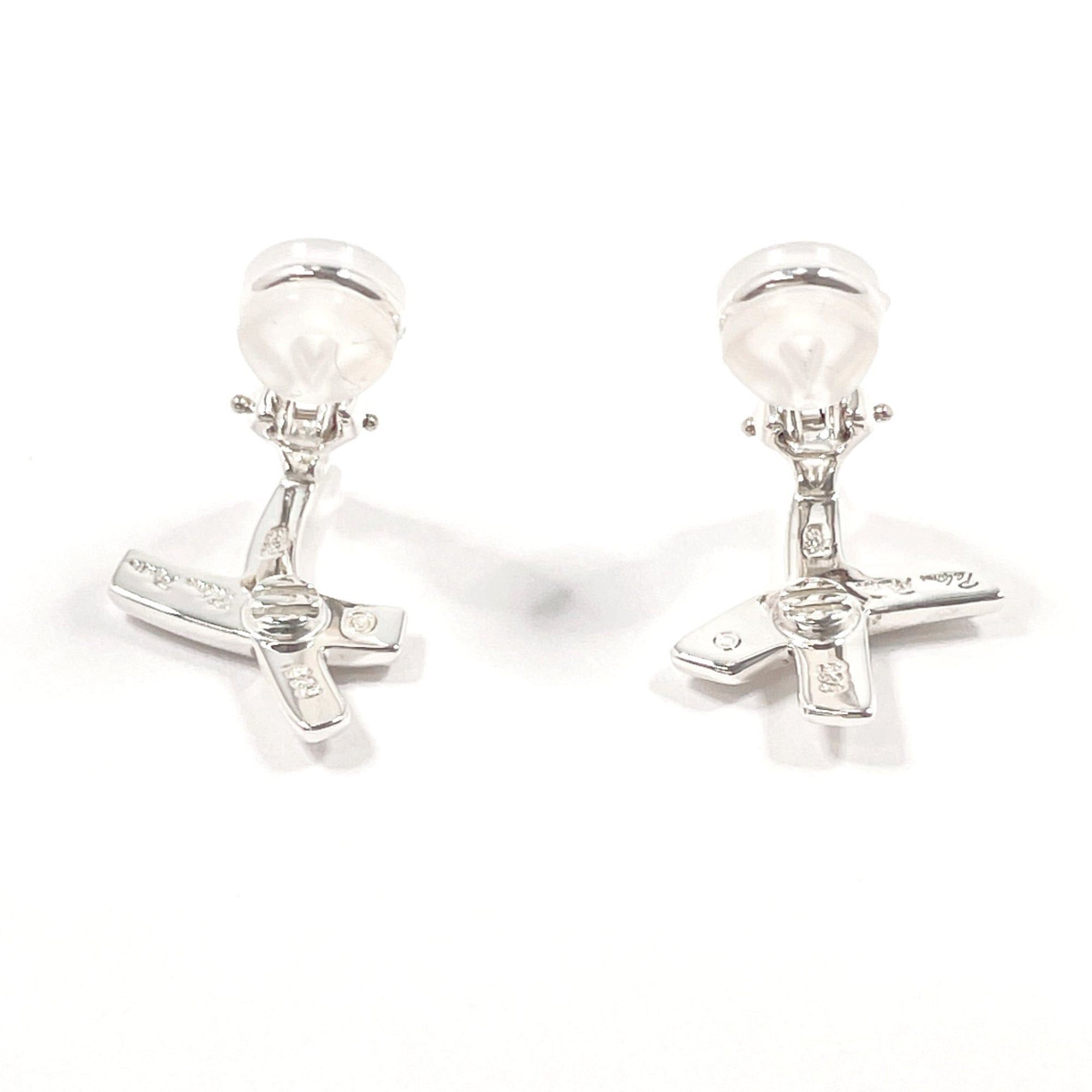 Tiffany & Co. TIFFANY&Co. Tiffany Graffiti X Kiss Paloma Picasso Earrings, Sterling Silver 925, Silver, Women's Size ONE SIZE - 3 Thumbnail