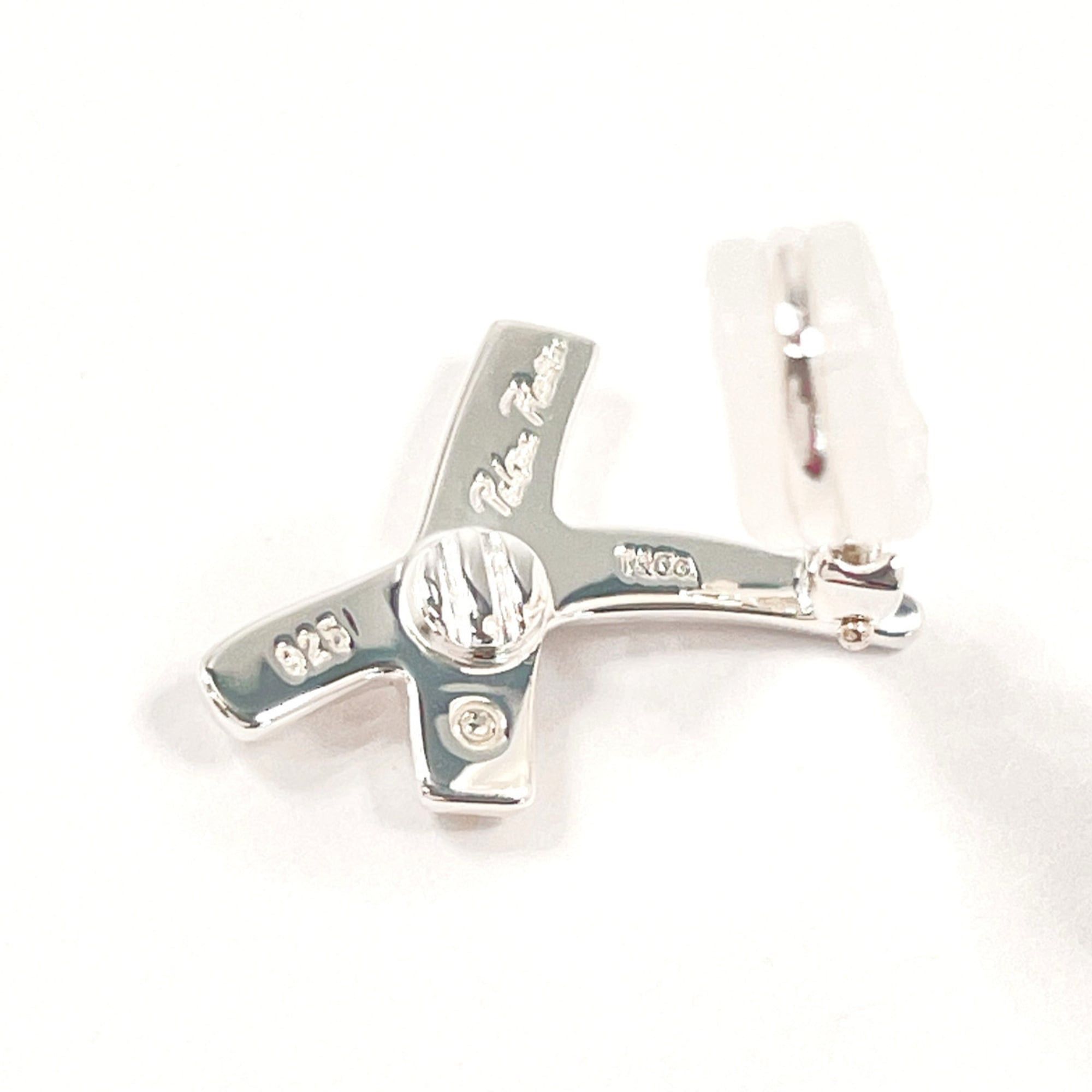 Tiffany & Co. TIFFANY&Co. Tiffany Graffiti X Kiss Paloma Picasso Earrings, Sterling Silver 925, Silver, Women's Size ONE SIZE - 5 Thumbnail