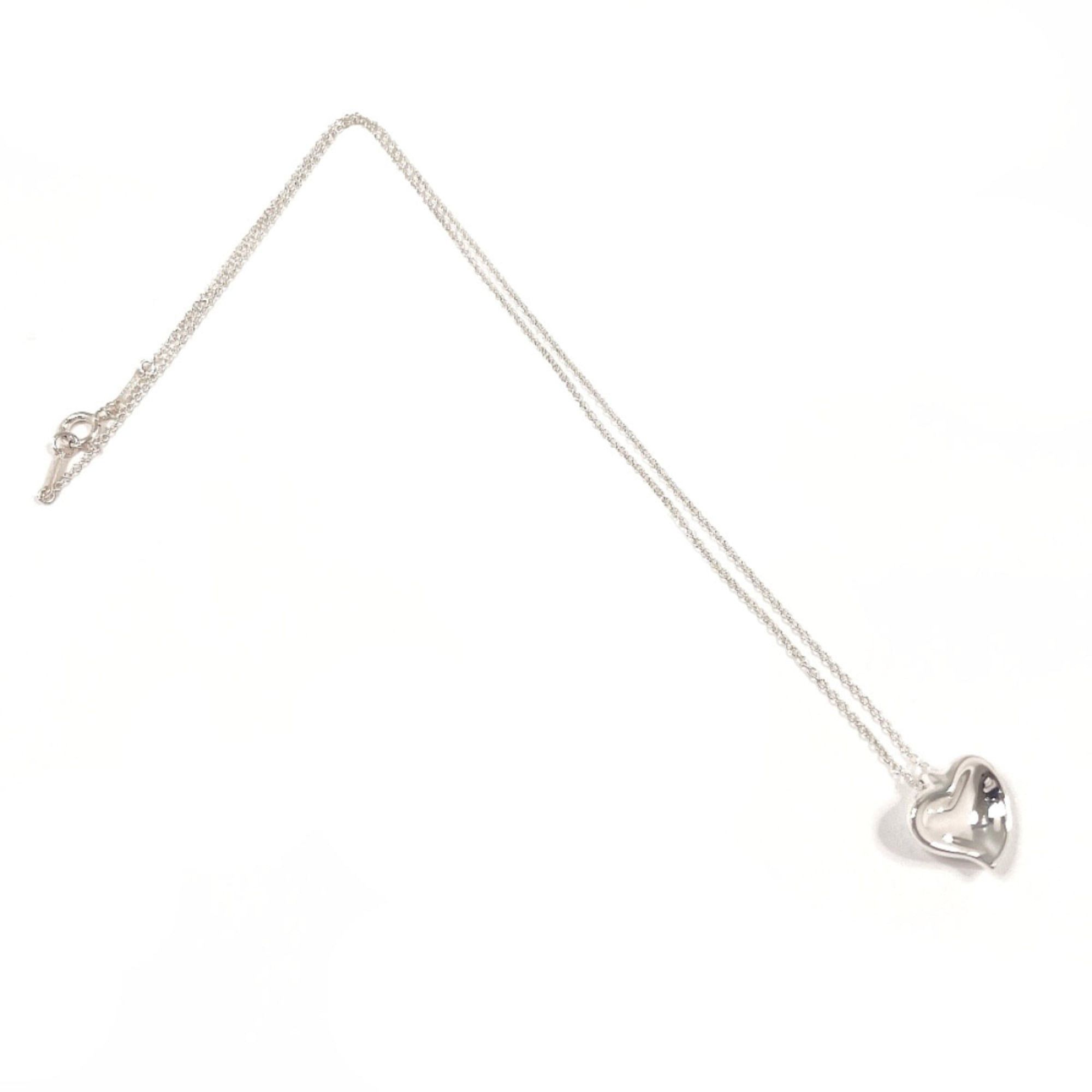Tiffany & Co. TIFFANY&Co. Tiffany Curved Heart Elsa Peretti Necklace, Sterling Silver 925, Women's Size ONE SIZE - 3 Thumbnail