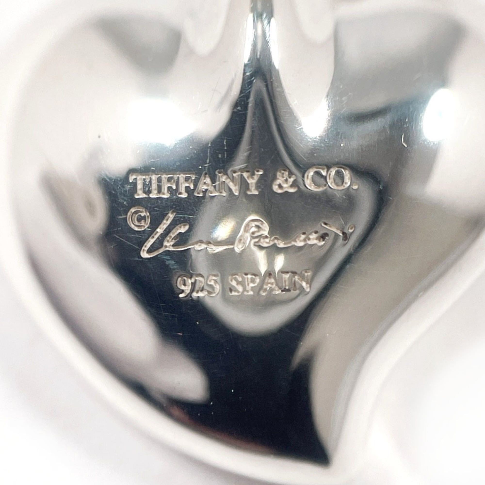 Tiffany & Co. TIFFANY&Co. Tiffany Curved Heart Elsa Peretti Necklace, Sterling Silver 925, Women's Size ONE SIZE - 4 Thumbnail