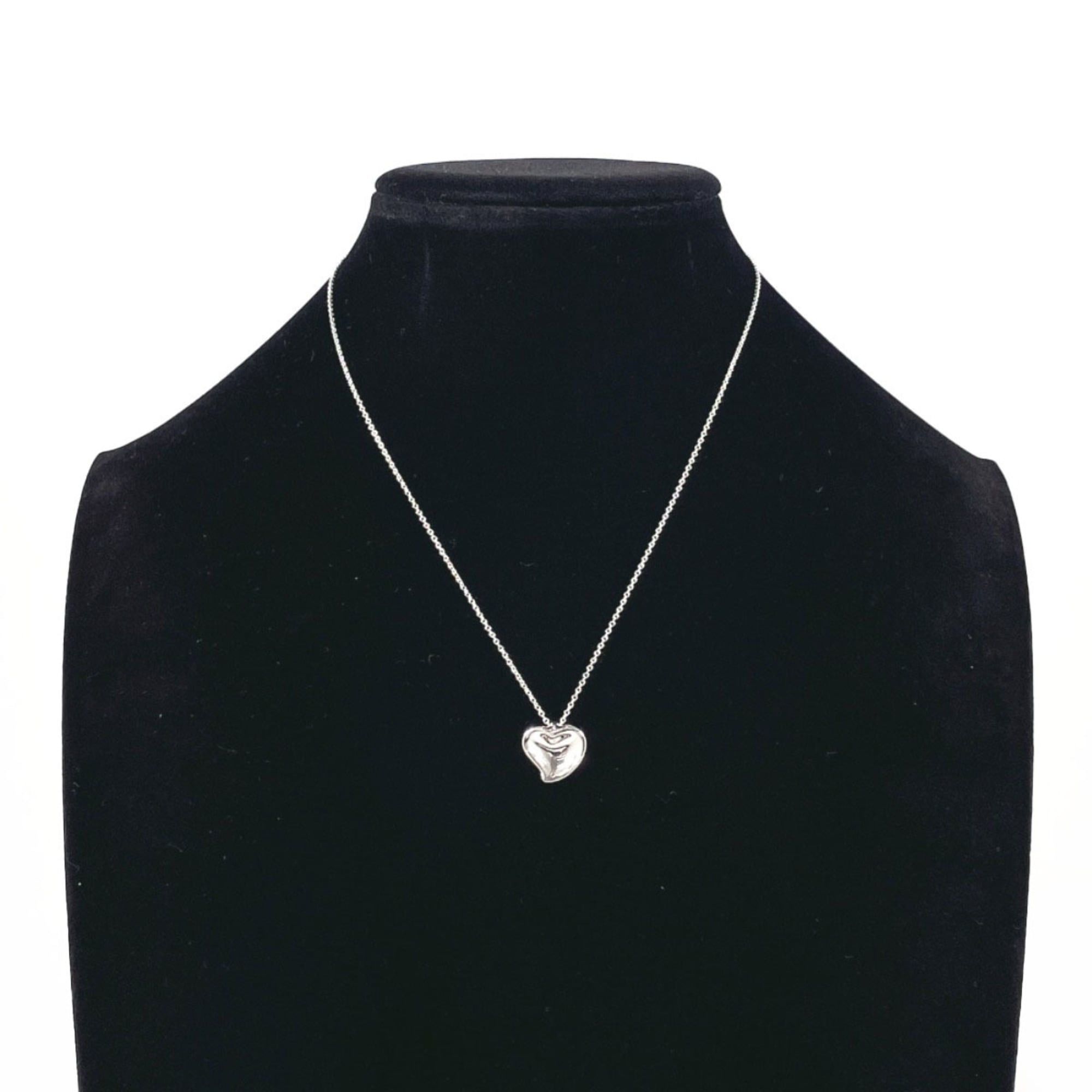 Tiffany & Co. TIFFANY&Co. Tiffany Curved Heart Elsa Peretti Necklace, Sterling Silver 925, Women's Size ONE SIZE - 7 Thumbnail