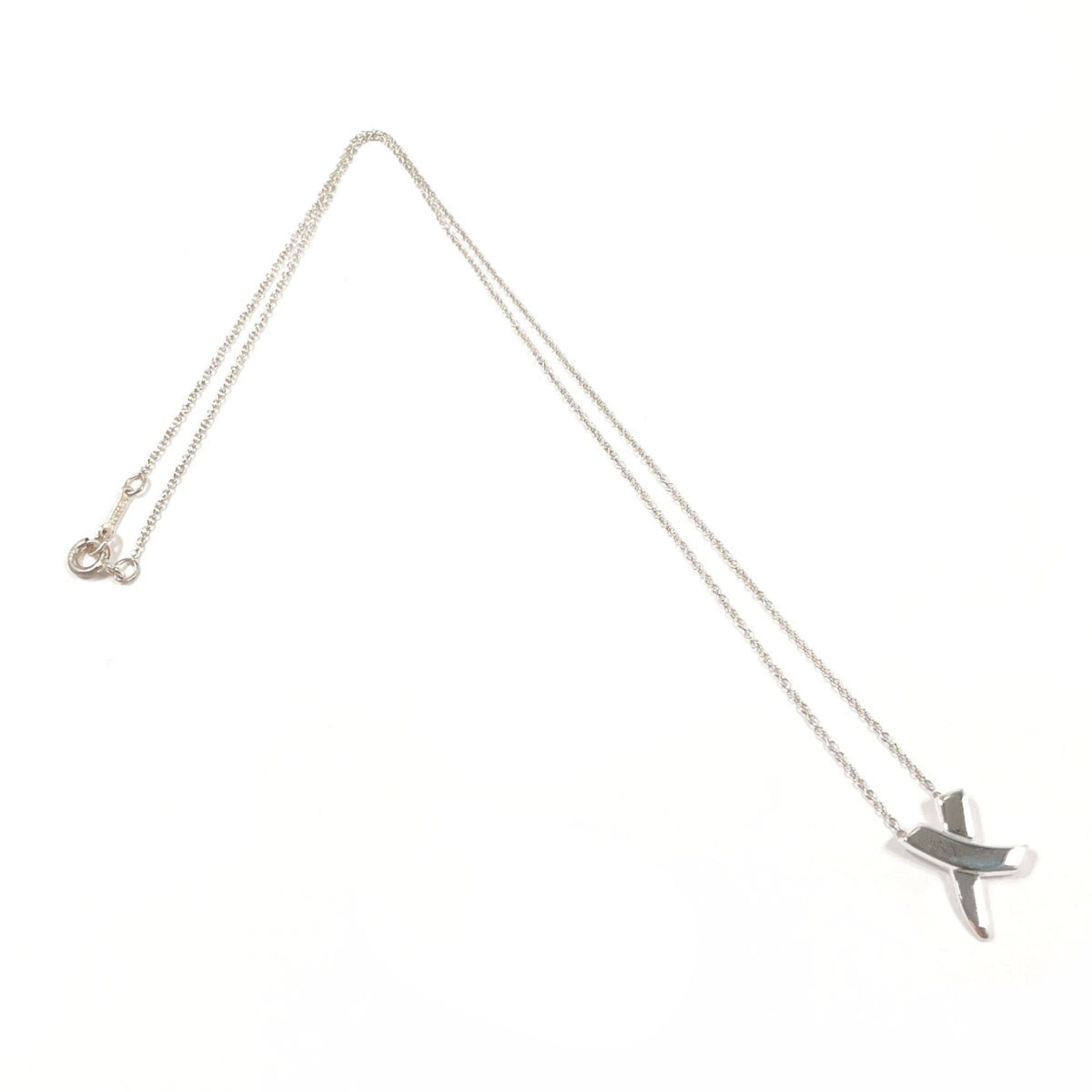 Tiffany & Co. TIFFANY&Co. Tiffany Graffiti x Kiss Paloma Picasso Necklace, Sterling Silver 925, Silver, Women's Size ONE SIZE - 3 Thumbnail