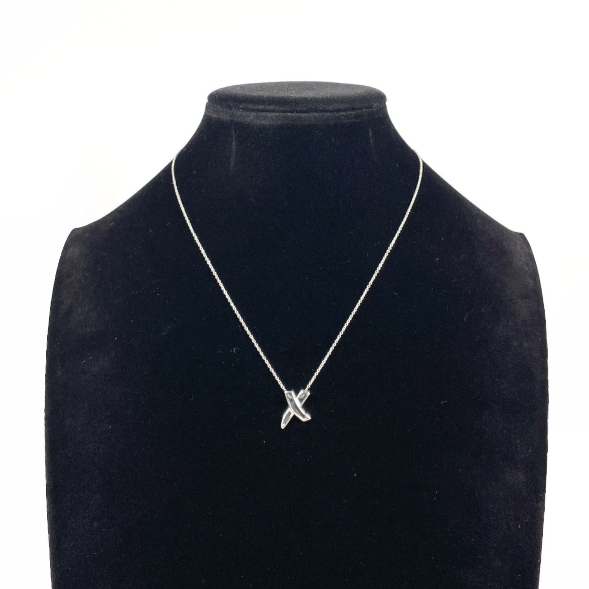 Tiffany & Co. TIFFANY&Co. Tiffany Graffiti x Kiss Paloma Picasso Necklace, Sterling Silver 925, Silver, Women's Size ONE SIZE - 7 Thumbnail