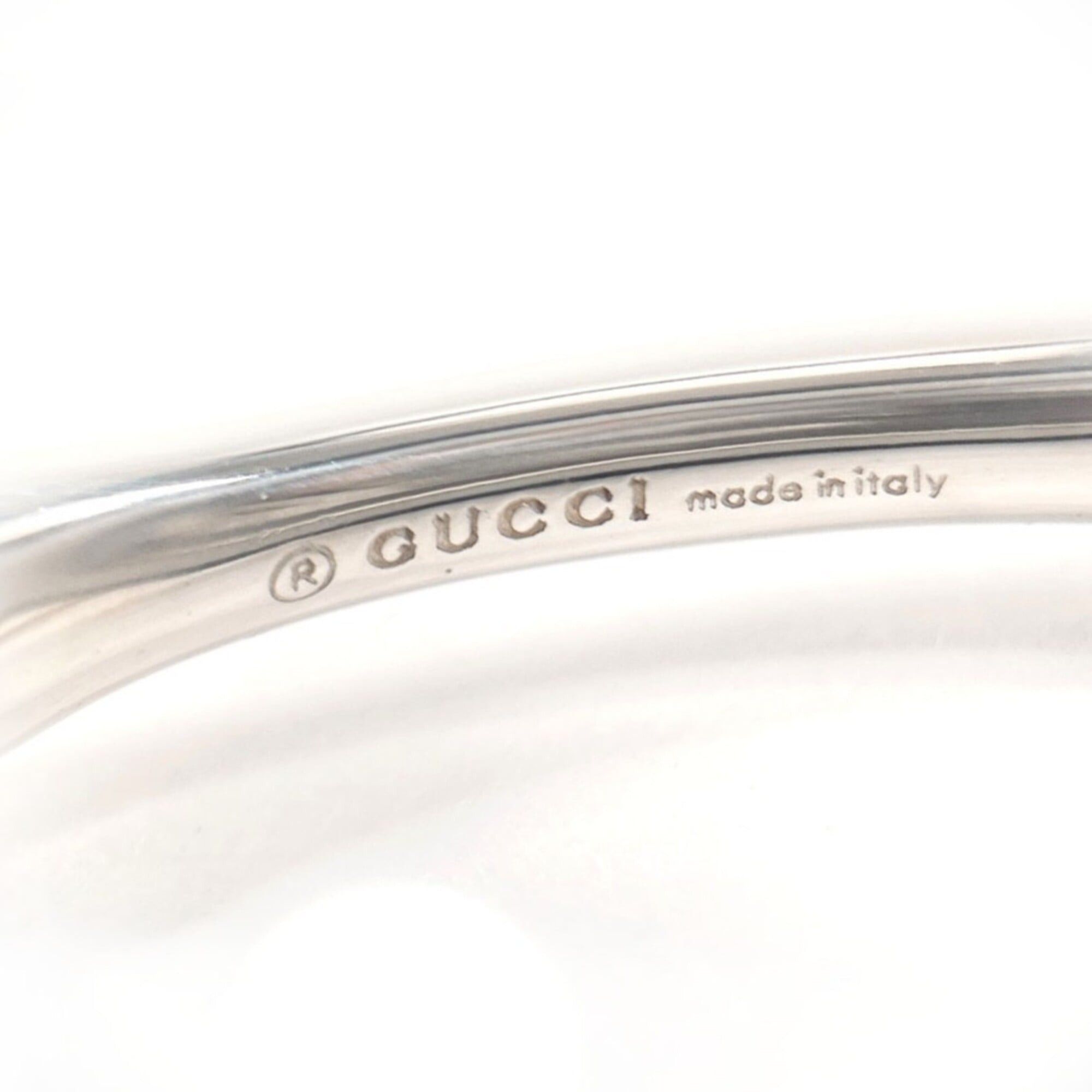 Gucci GUCCI Bamboo Hoop Earrings, Sterling Silver 925, Silver, Women's Size ONE SIZE - 3 Thumbnail