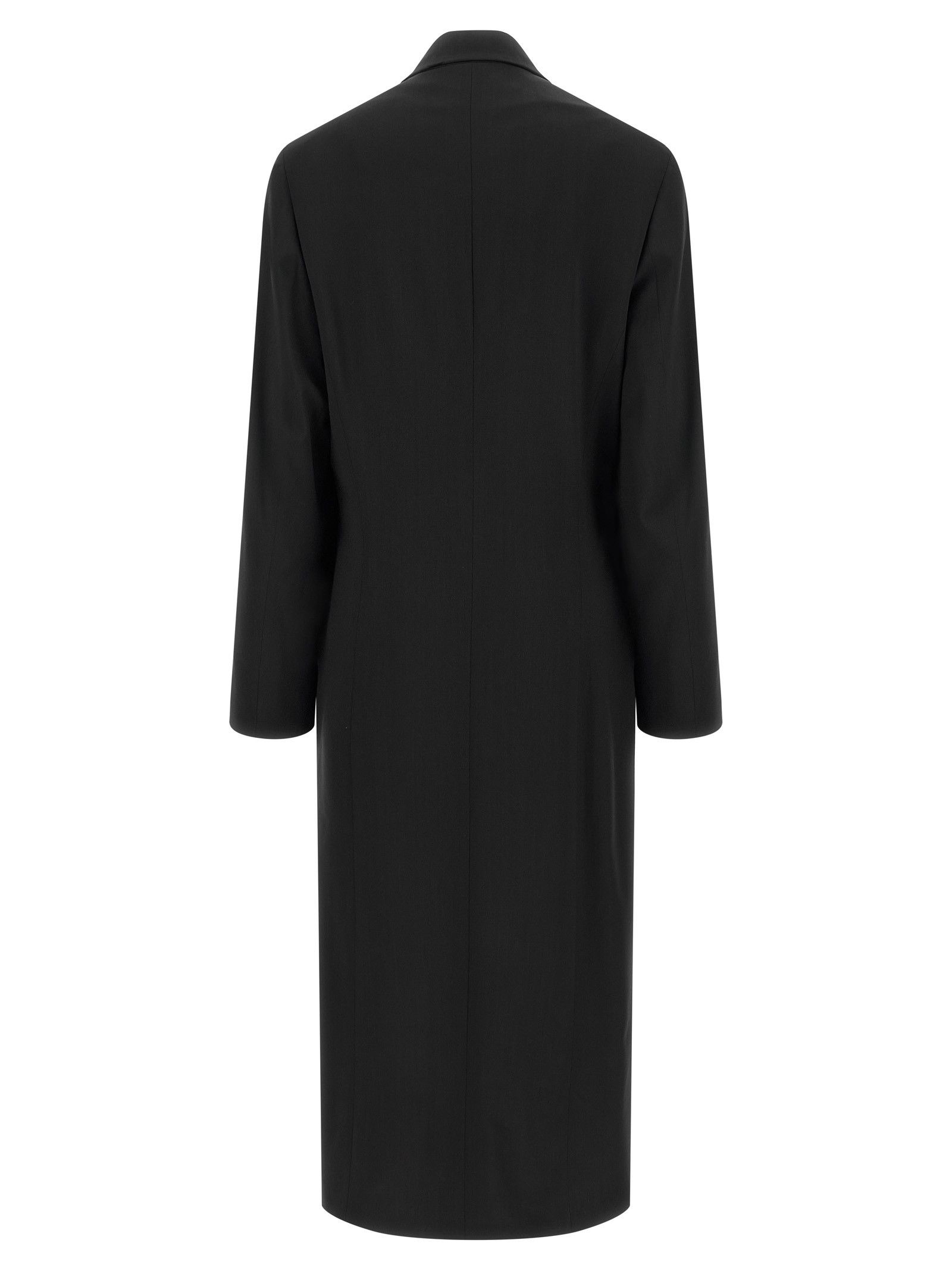 Lemaire Wool Crêpe Coat Size XS / US 0-2 / IT 36-38 - 3 Thumbnail