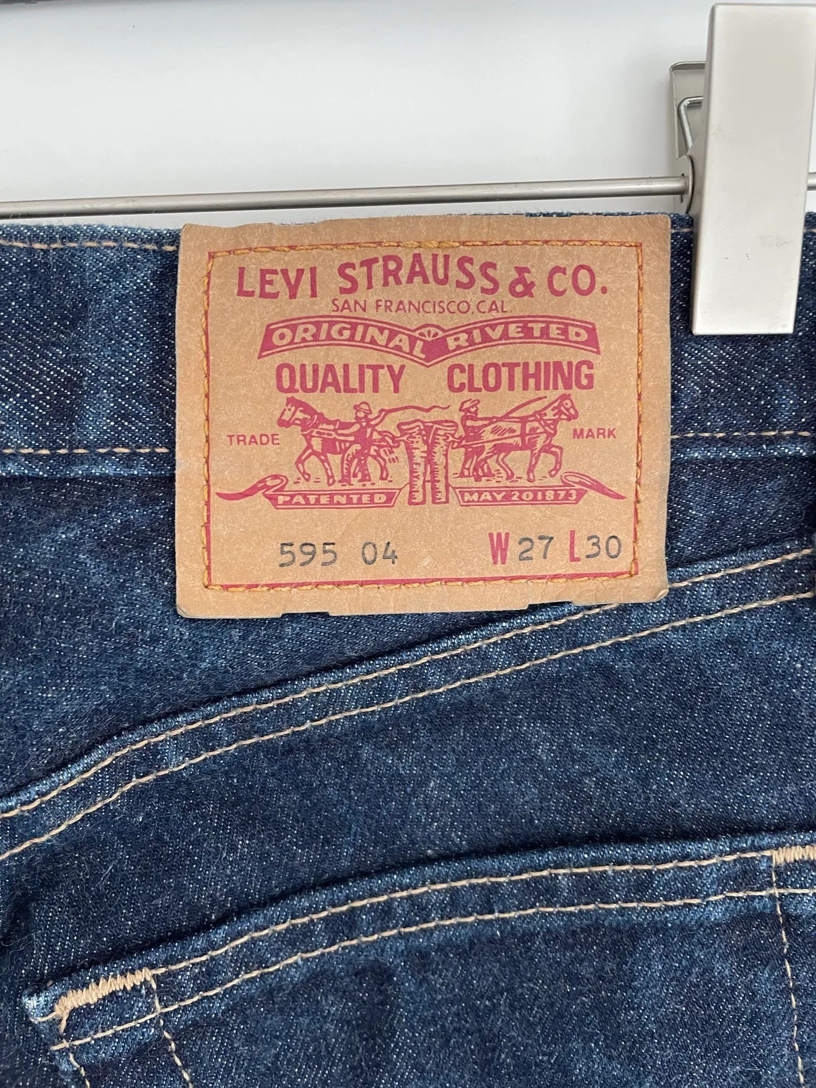 Levi's Levi's 595 Jeans Size 27" / US 4 / IT 40 - 2 Thumbnail