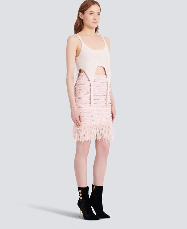 Balmain Miniskirt Size 28" / US 6 / IT 42 - 5 Thumbnail