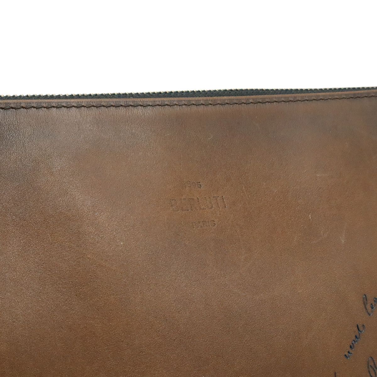 Berluti Berluti Berluti Nino GM Venetian Leather Clutch Bag Leather Clutch Bag DUTY FREE for USA Size ONE SIZE - 7 Thumbnail