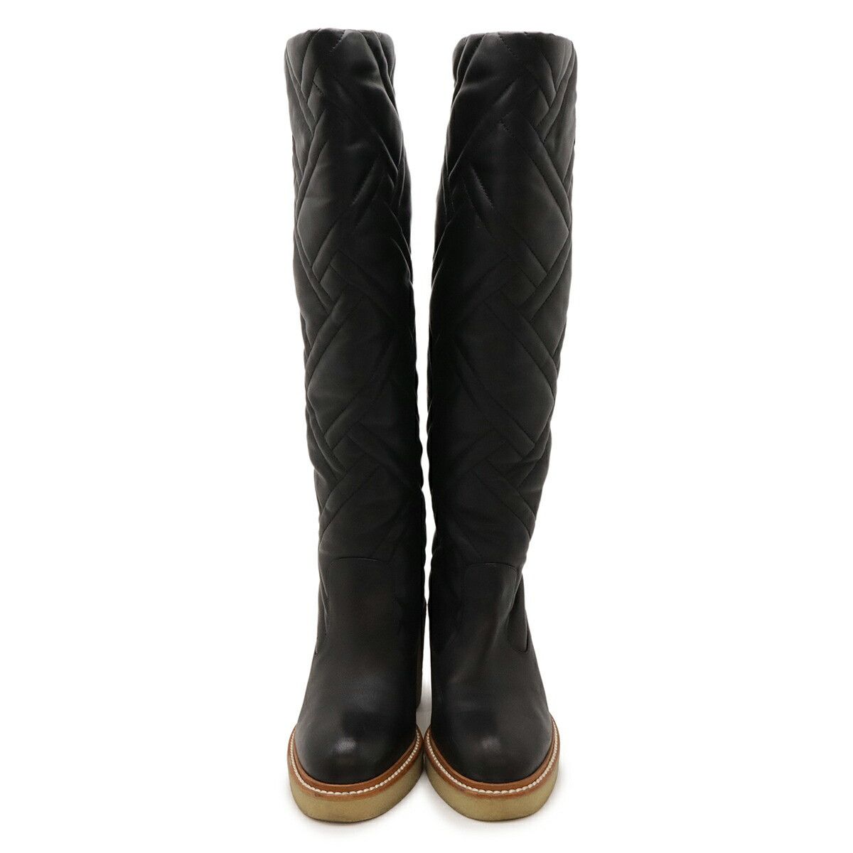 Hermes Hermes Hermes Fjord70 Nappa Leather Long Boots Leather Shoes DUTY FREE for USA Size ONE SIZE - 4 Thumbnail