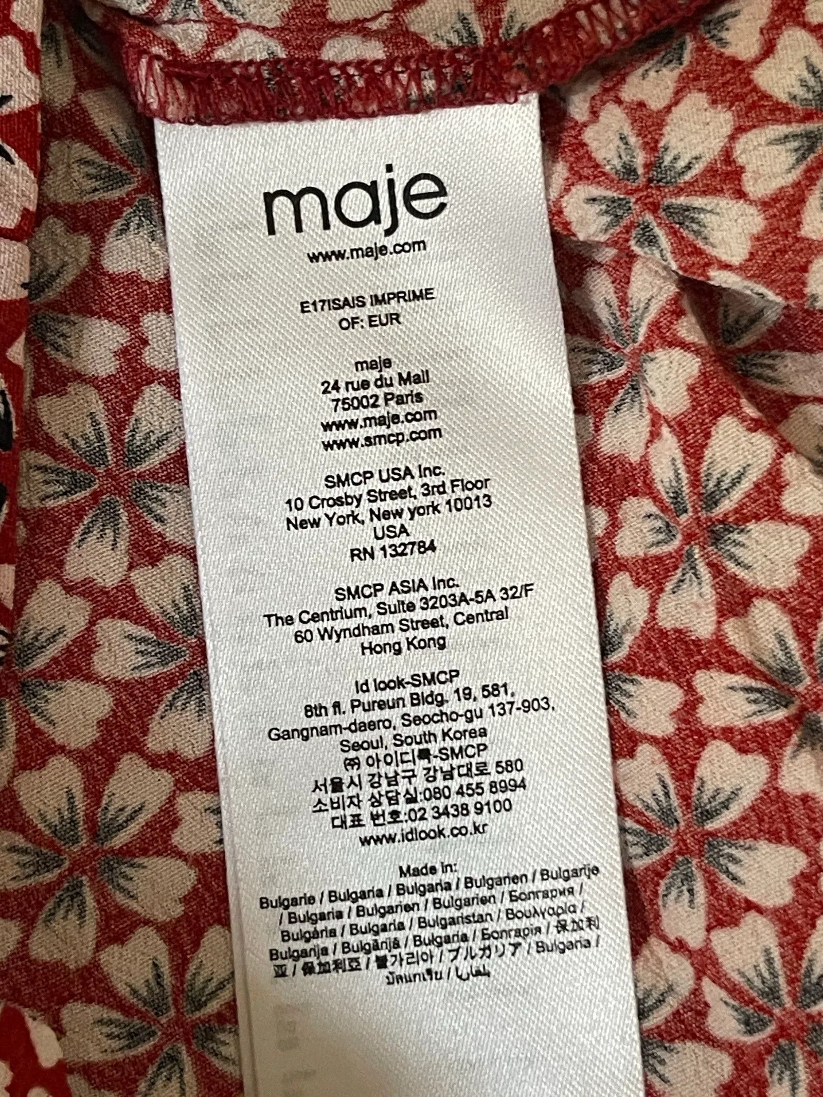 Maje Maje Jumpsuit Size 26" / US 2 / IT 38 - 3 Thumbnail