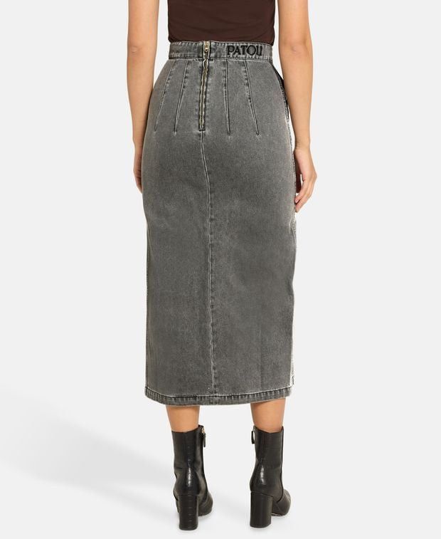 Patou Denim skirt Size 26" / US 2 / IT 38 - 2 Thumbnail