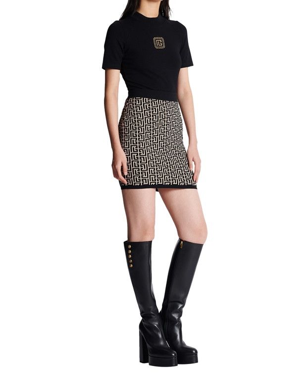 Balmain Miniskirt Size 24" / US 00 / IT 34 - 5 Thumbnail