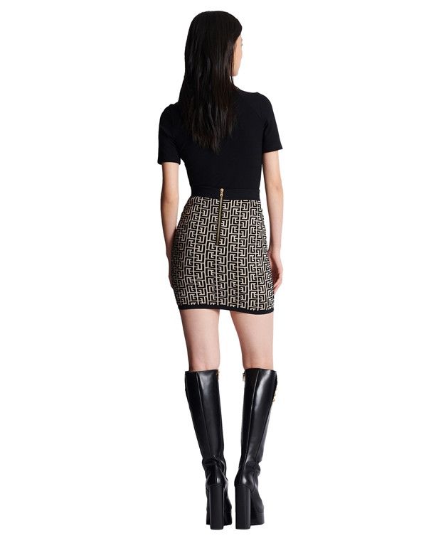 Balmain Miniskirt Size 24" / US 00 / IT 34 - 3 Thumbnail
