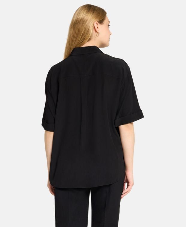 Brunello Cucinelli Silk shirt blouse Size L / US 10 / IT 46 - 2 Thumbnail