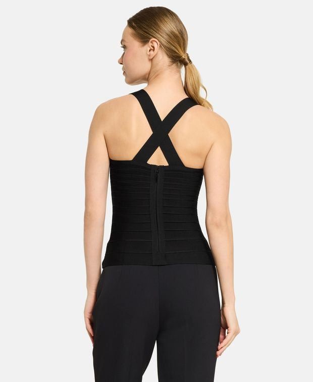 Herve Leger Sleeveless blouse Size XS / US 0-2 / IT 36-38 - 2 Thumbnail
