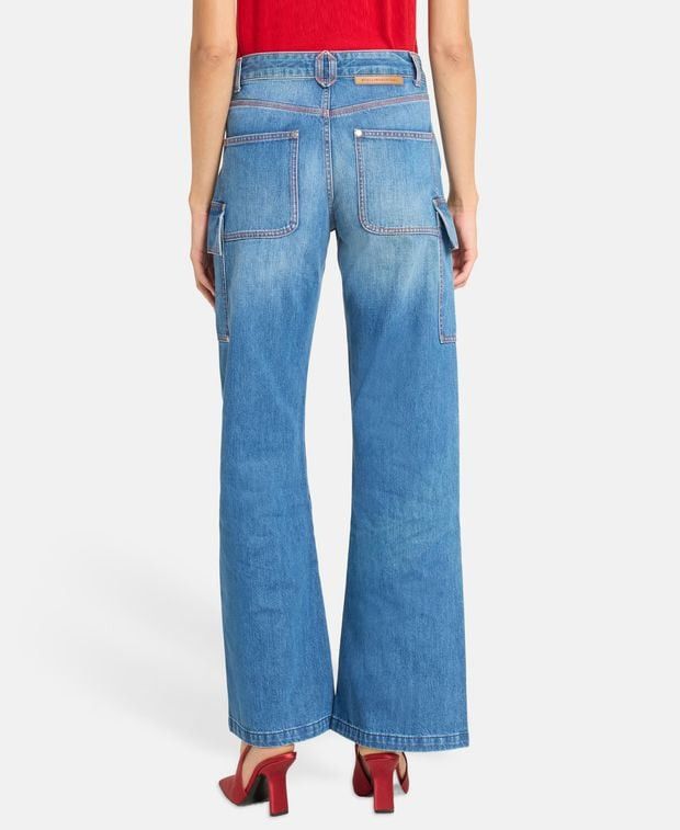 Stella McCartney Cargo jeans Size 29" - 2 Thumbnail