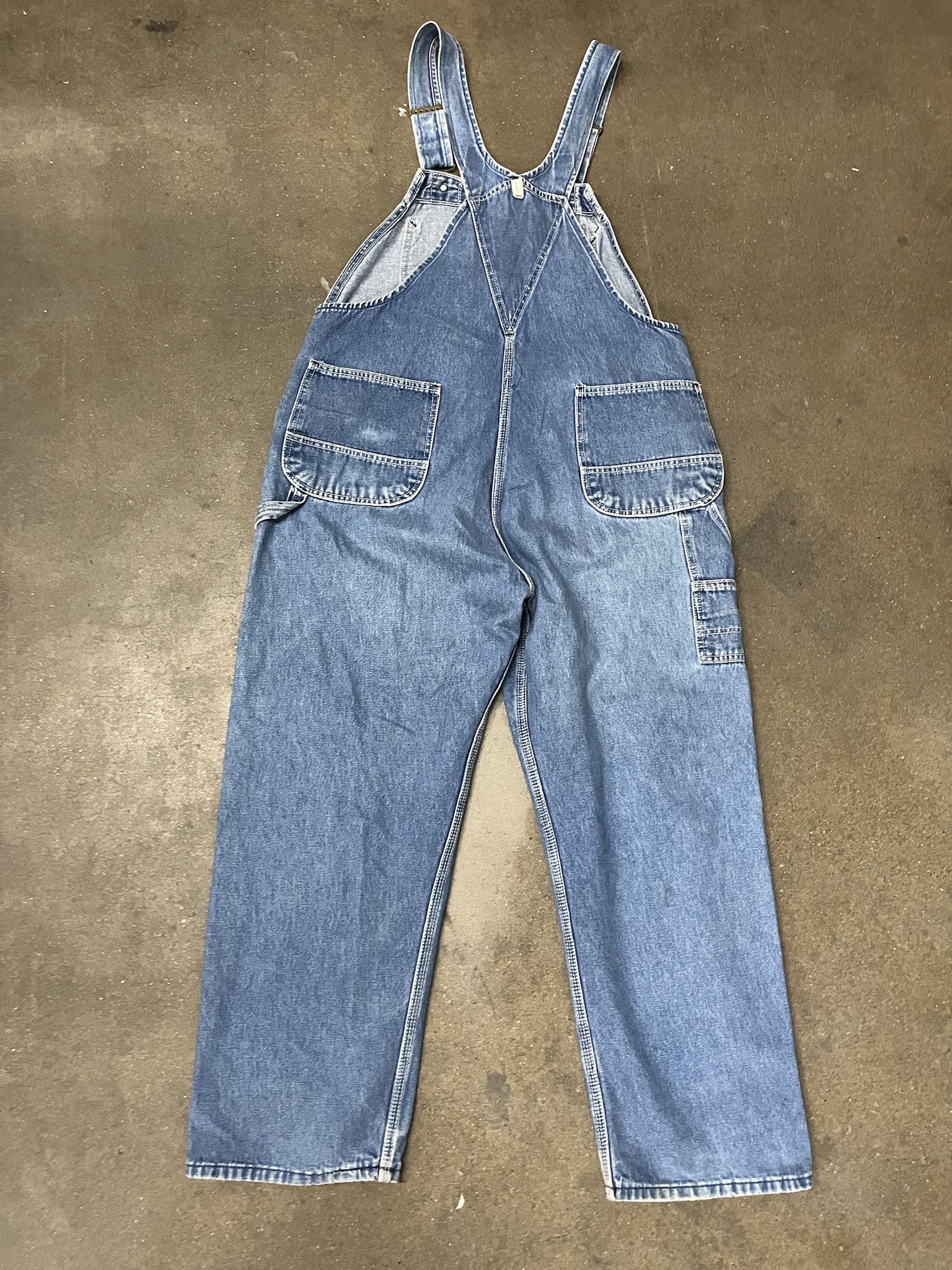 Carhartt × Vintage Vintage 1990s Key Imperial Blue Denim Overalls Size 40 Size US 40 / EU 56 - 3 Thumbnail