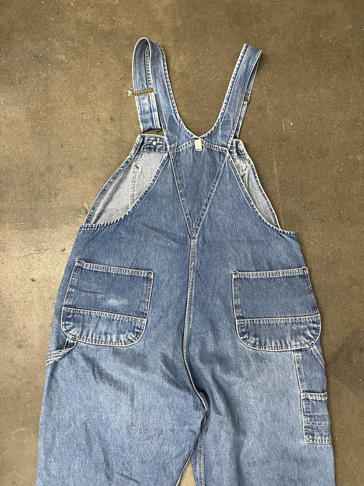 Carhartt × Vintage Vintage 1990s Key Imperial Blue Denim Overalls Size 40 Size US 40 / EU 56 - 4 Thumbnail