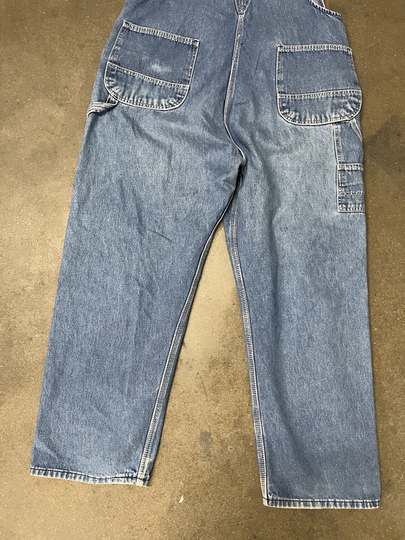 Carhartt × Vintage Vintage 1990s Key Imperial Blue Denim Overalls Size 40 Size US 40 / EU 56 - 5 Thumbnail