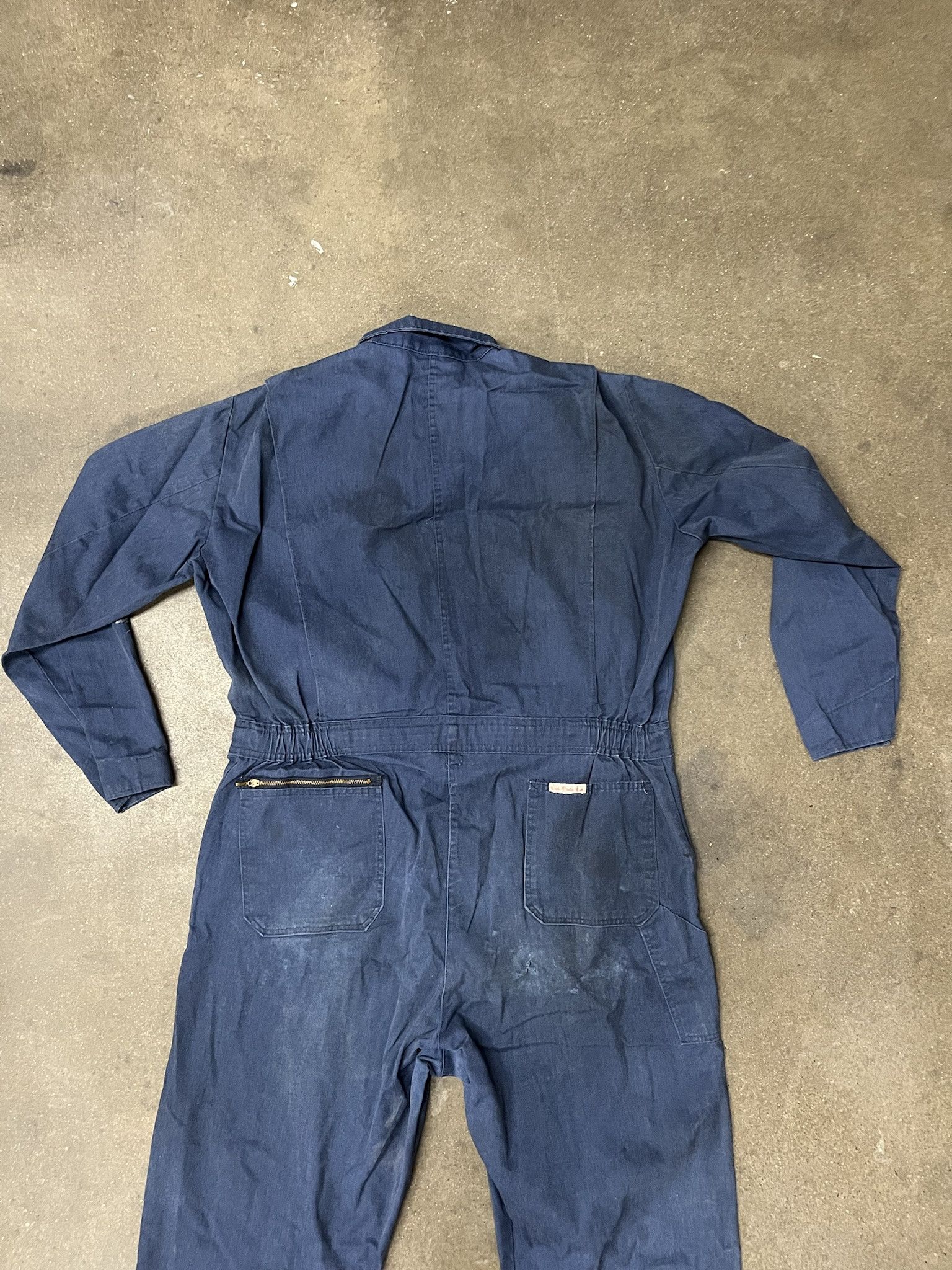Carhartt × Vintage Vintage 1990s Walls Lightweight Navy Coverall Workwear Mechanics Suit Size XL Size US XL / EU 56 / 4 - 7 Thumbnail