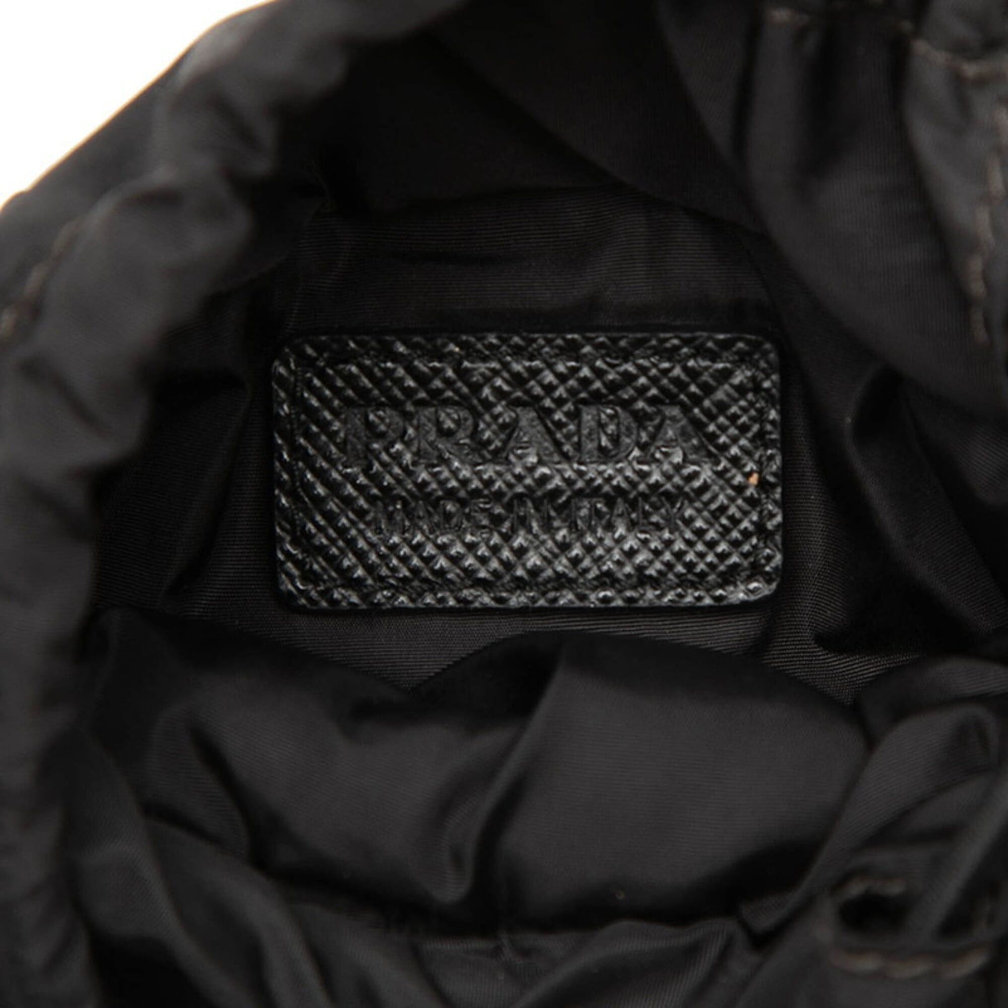 Prada Prada Triangle Logo Plate Re-Nylon Neck Strap Smartphone Case Holder 2ZT037 White/Black Nylon Women's PRADA Size ONE SIZE - 5 Thumbnail