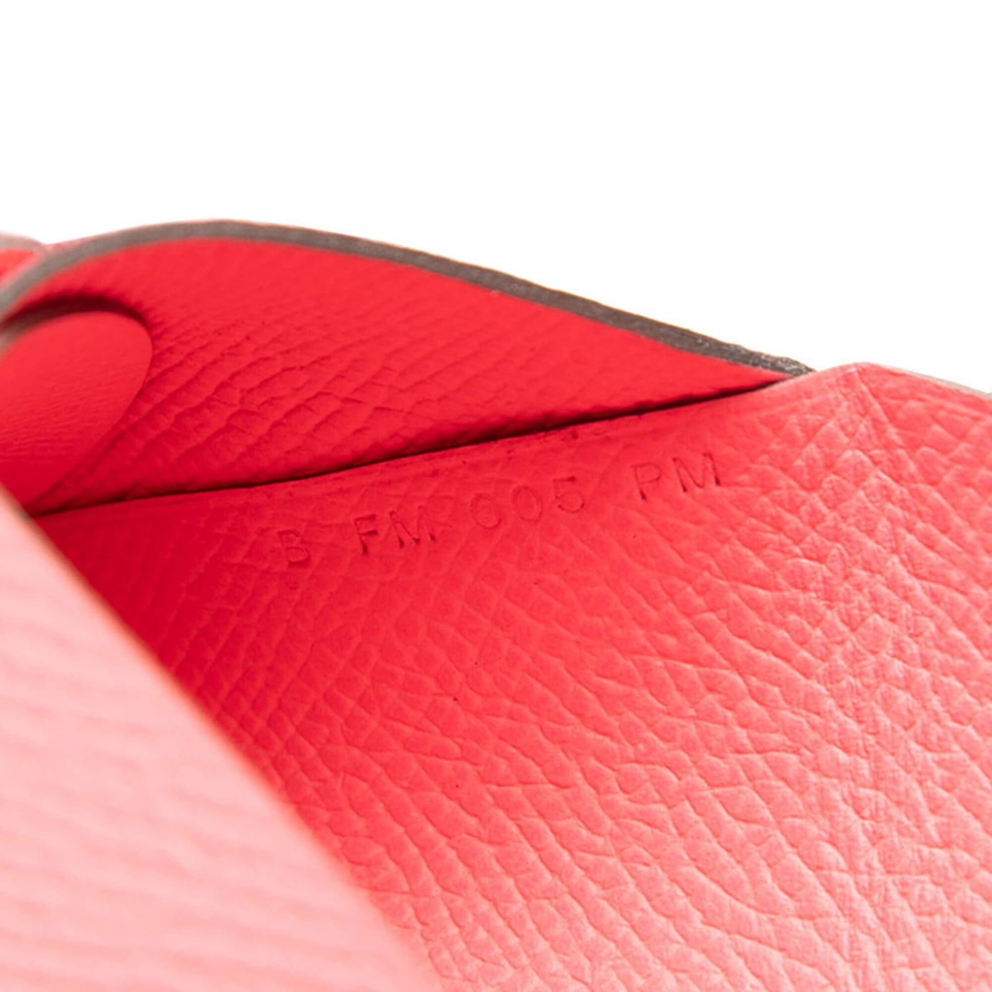 Hermes Hermes Calvi Duo Bi-fold Wallet/Coin Purse, B Stamp, 2023, Rose Azalee Pink, Veau Epsom Leather, Women's. Size ONE SIZE - 5 Thumbnail
