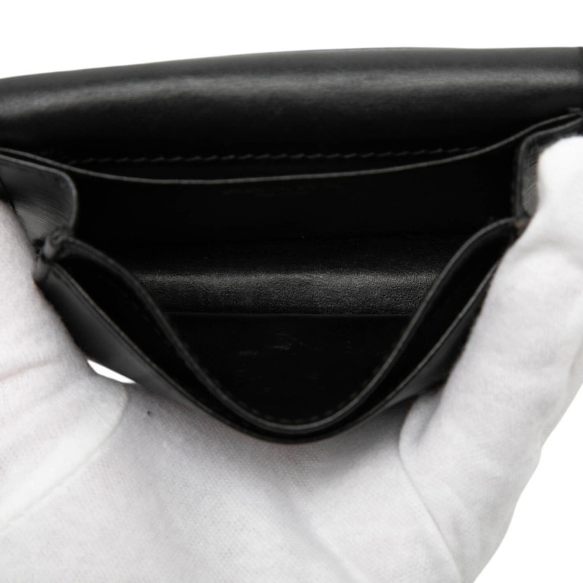 Prada Prada Logo Wallet/Coin Purse, Nero Black Vitello Move Leather, Women's PRADA Size ONE SIZE - 4 Thumbnail