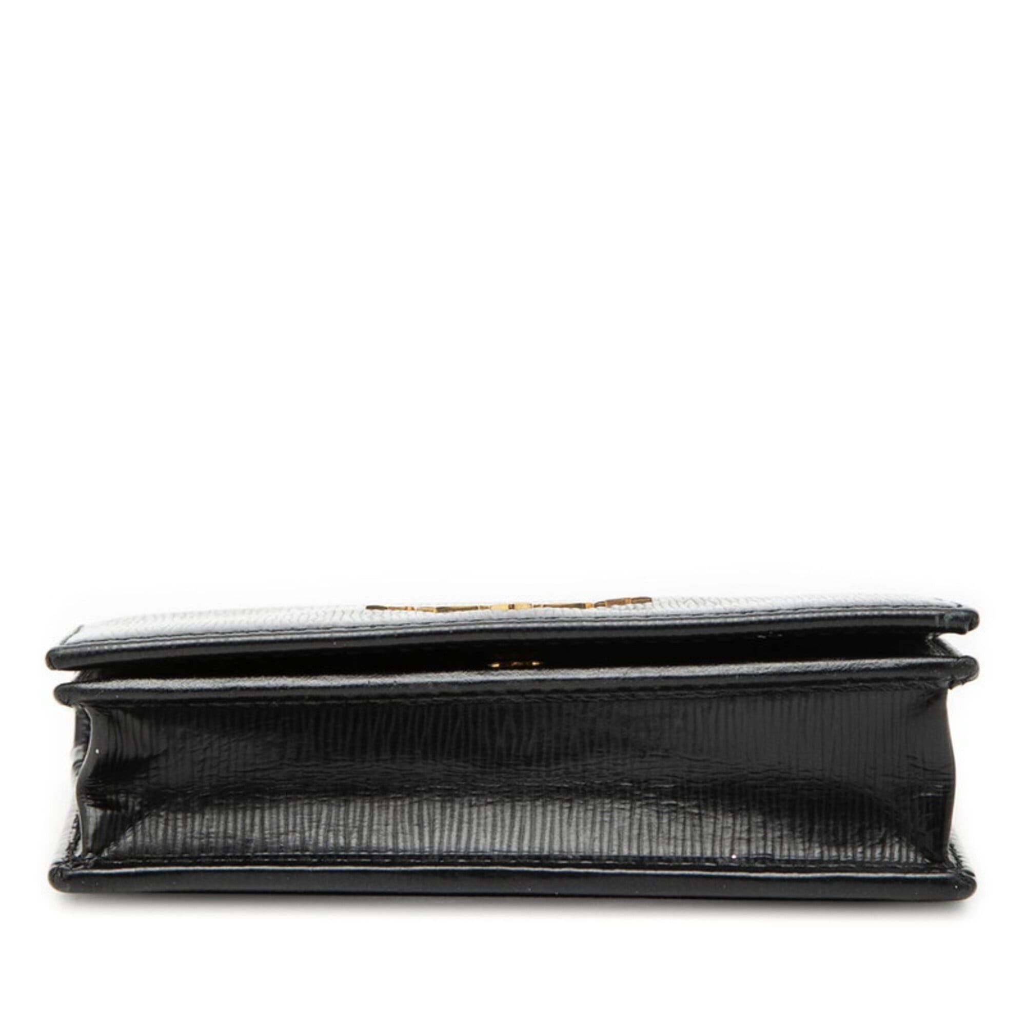 Prada Prada Logo Wallet/Coin Purse, Nero Black Vitello Move Leather, Women's PRADA Size ONE SIZE - 3 Thumbnail