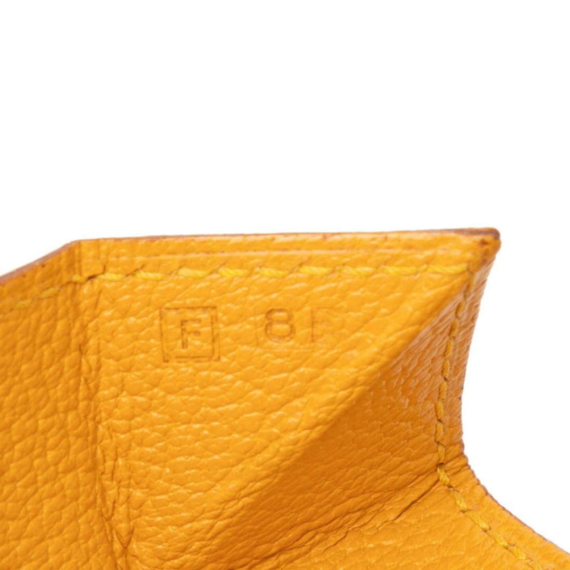 Hermes Hermes Le Vingt-Quatre Wallet/Coin Purse, □F stamp, 2002, Yellowish Tone, Gold Hardware, Chevre Leather, Women's, HERMES Size ONE SIZE - 6 Thumbnail