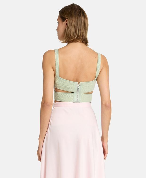 Herve Leger Sleeveless top Size L / US 10 / IT 46 - 2 Thumbnail