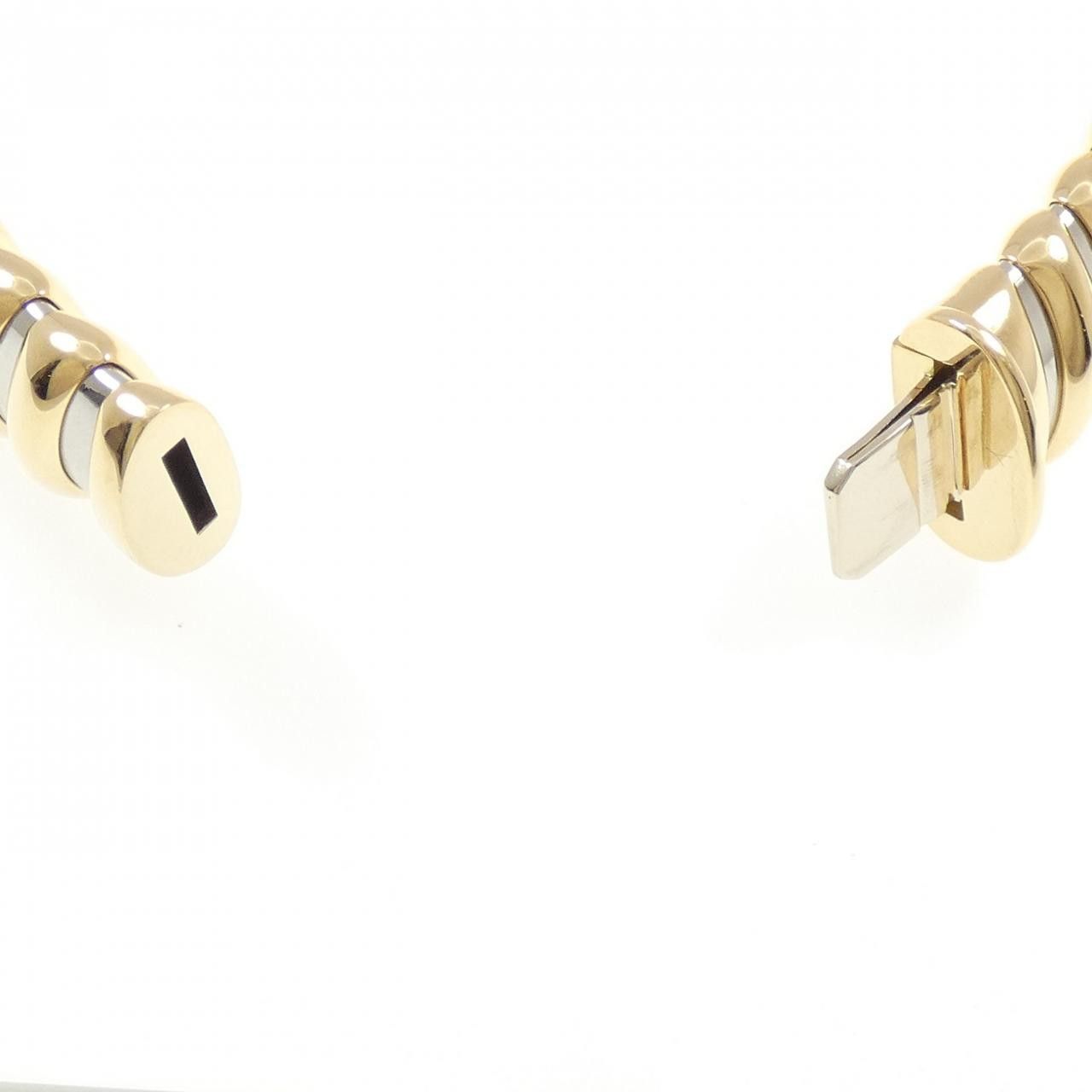 Bvlgari Bvlgari Bvlgari Tubogas 750 Yellow Gold Stainless Steel Necklace Precious Metal Necklace DUTY FREE for USA Size ONE SIZE - 5 Thumbnail